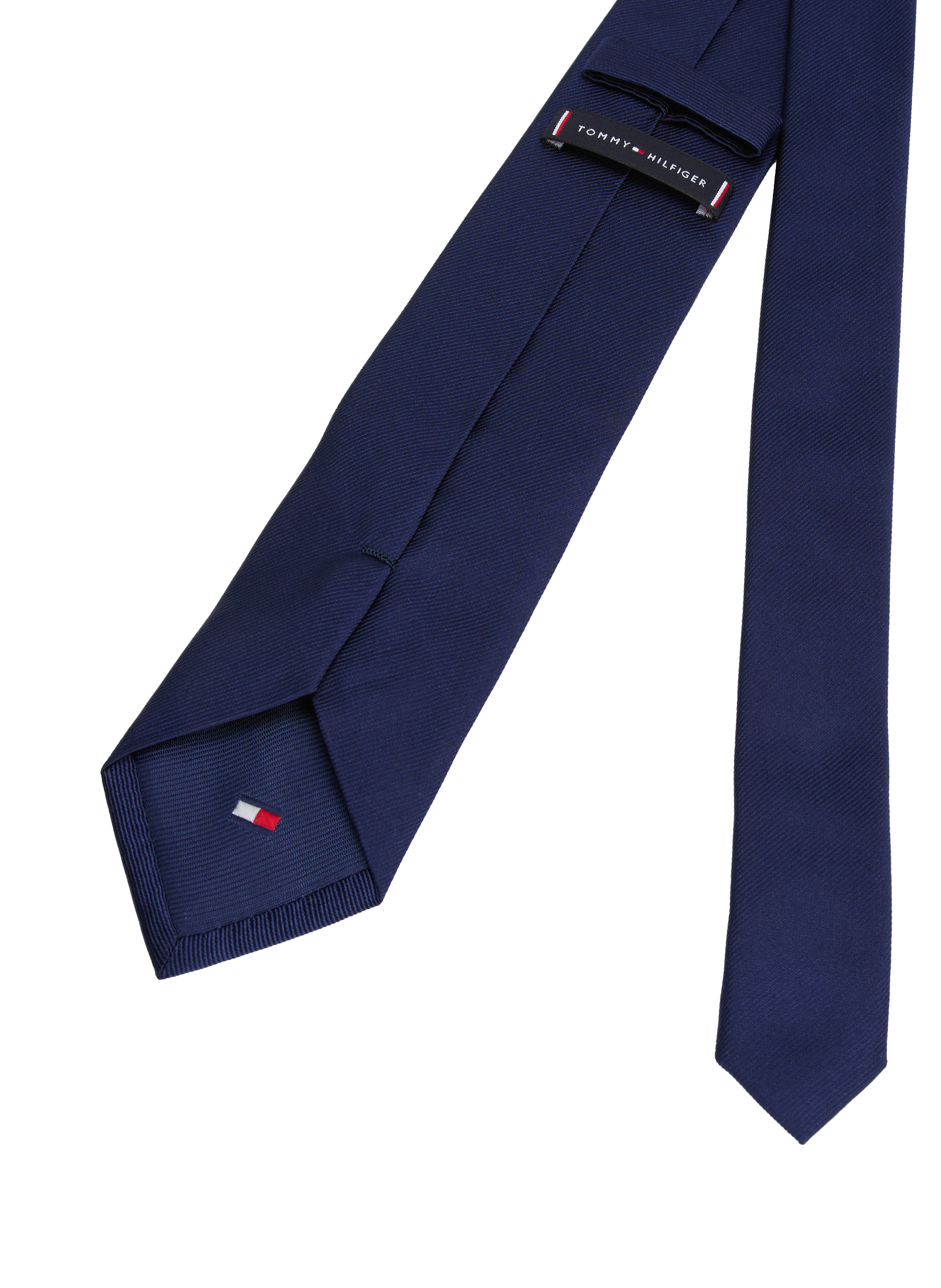 Solid Silk CL Tie TOMMY HILFIGER Blue