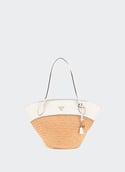 Sac cabas Venere en raphia tressé VENERE LARGE Natural/off white