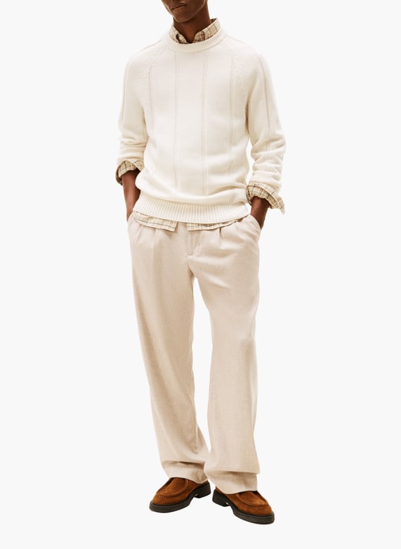 Pull homme beige à col rond | Votre wishlist sur Pull homme beige à col rond | Votre wishlist sur