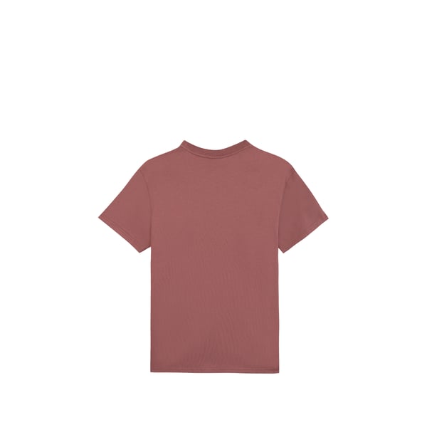T-shirt droit brodé en coton Rose L Male