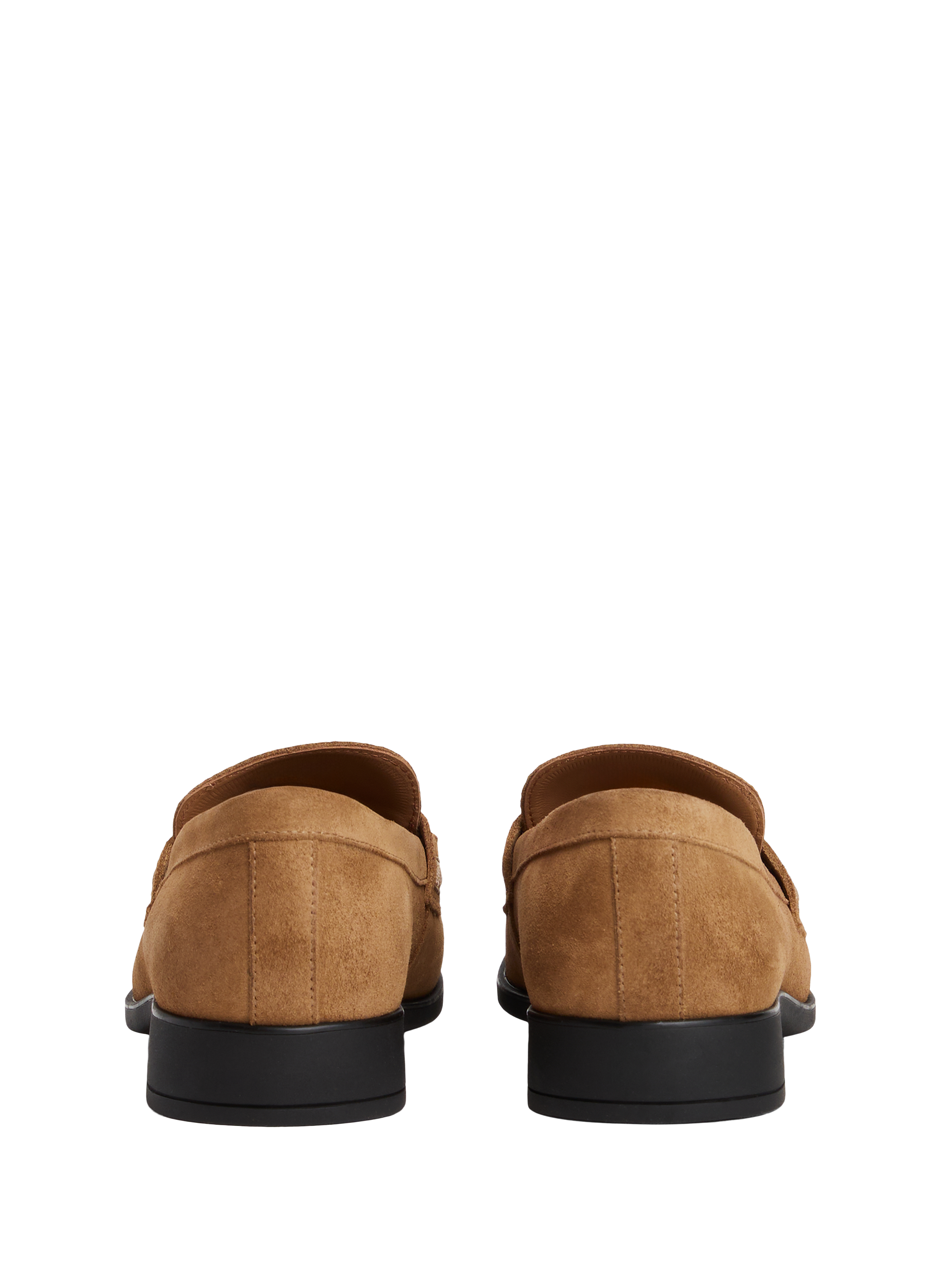 Mocassins en daim à franges  TOMMY HILFIGER Marron