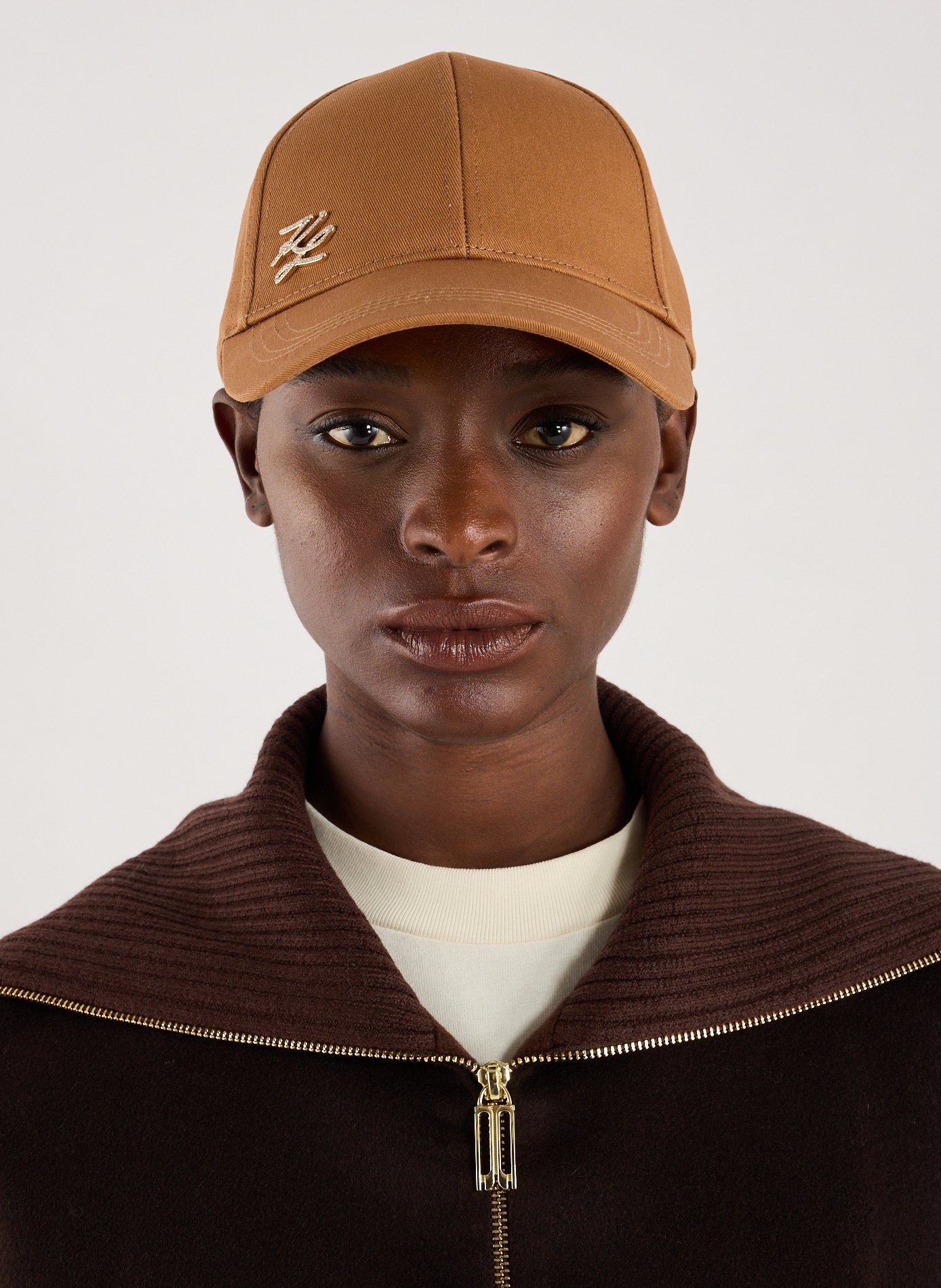 Casquette à logo  KARL LAGERFELD Marron