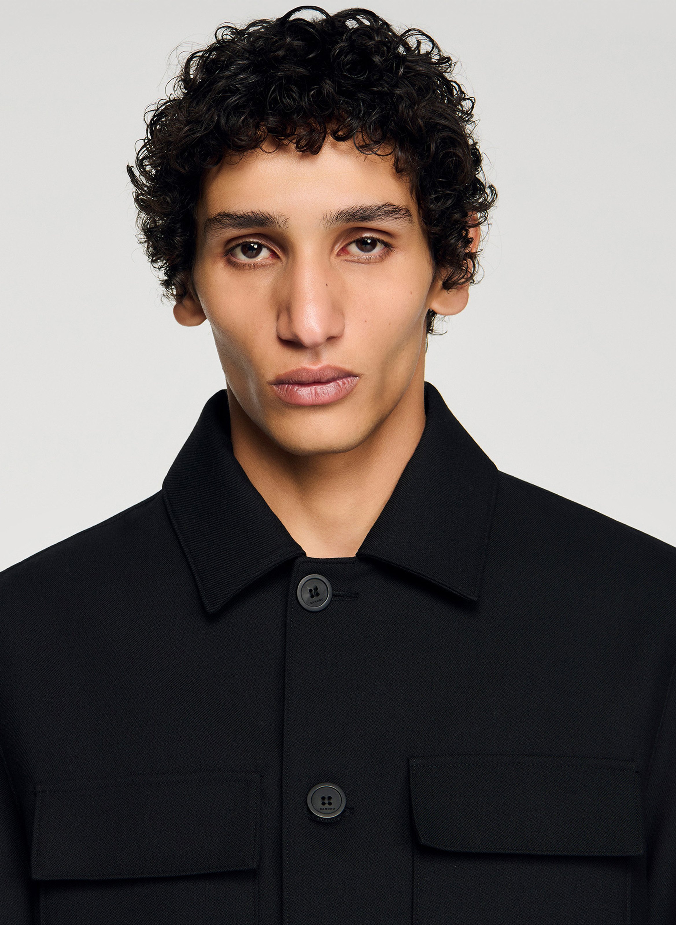 Surchemise col classique SANDRO Noir