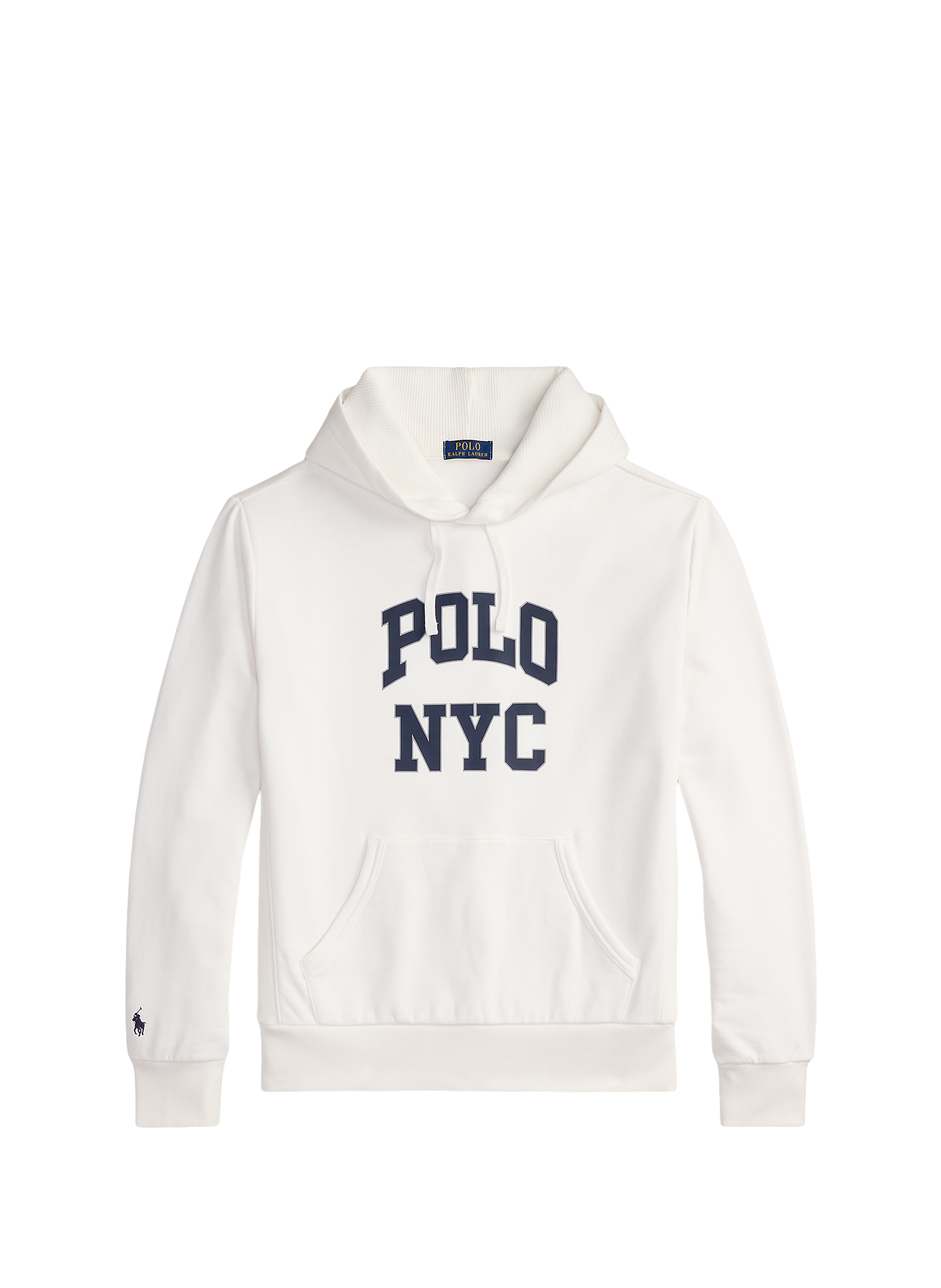 Printed cotton-blend hoodie POLO RALPH LAUREN White
