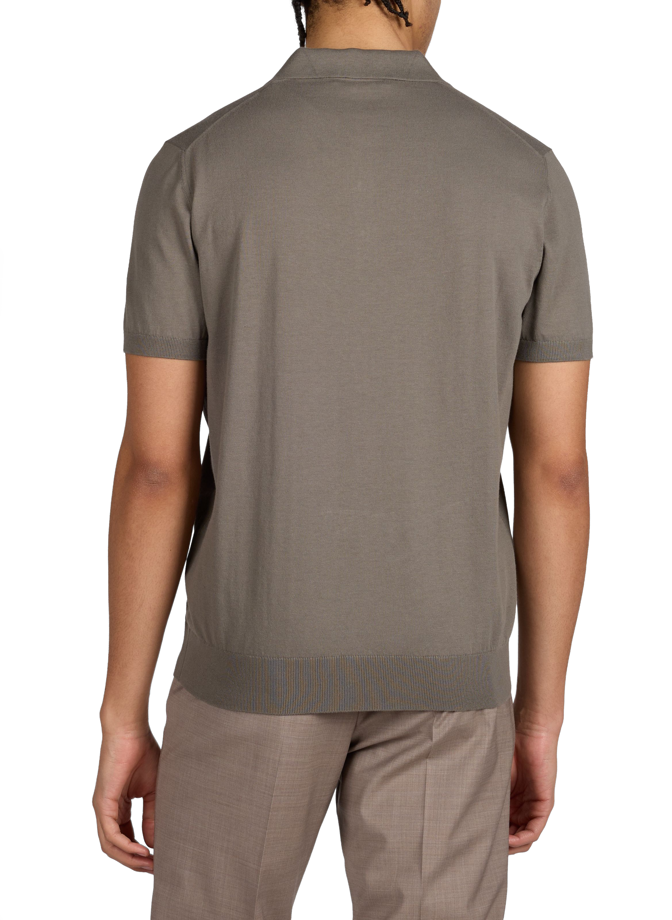  Cotton polo shirt  CORNELIANI Green