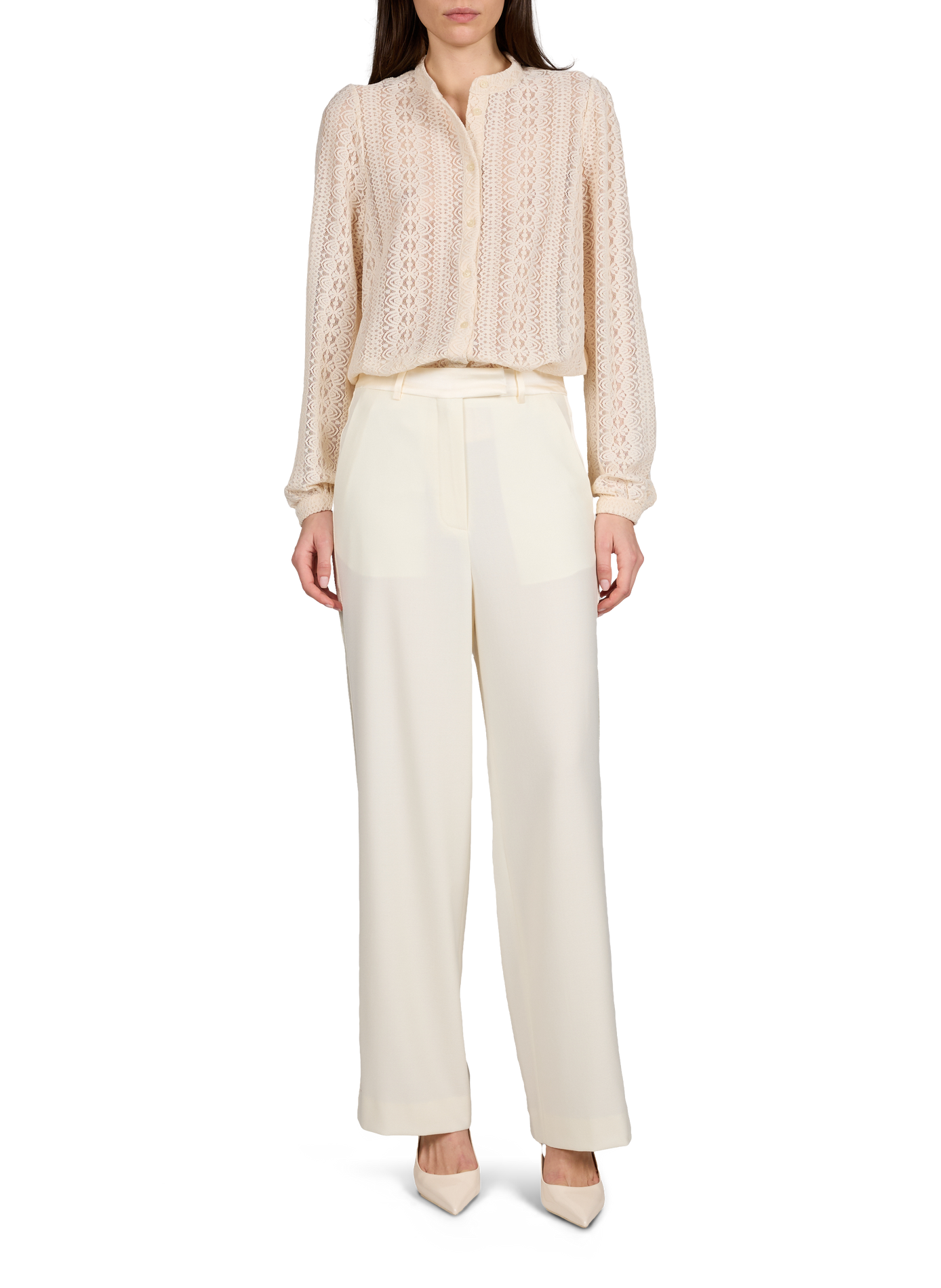 Chemisier Vichikka VILA Beige