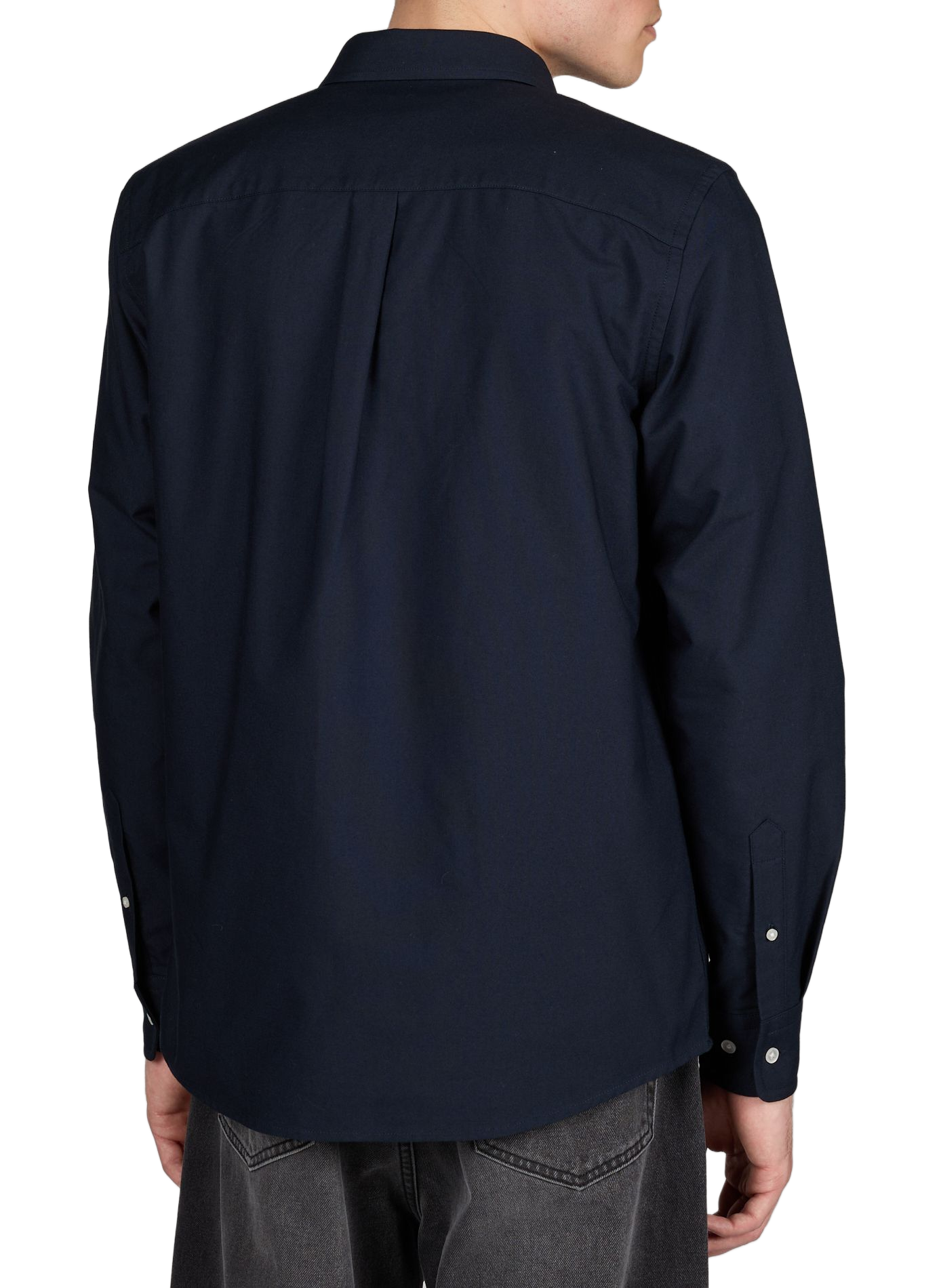 Empire straight shirt in blended cotton AIGLE Blue