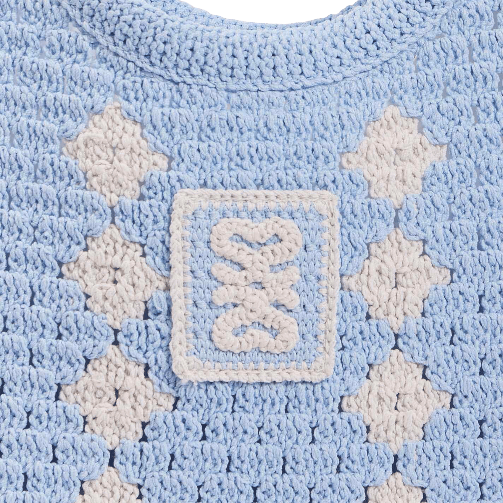 Cabas en maille SANDRO Bleu