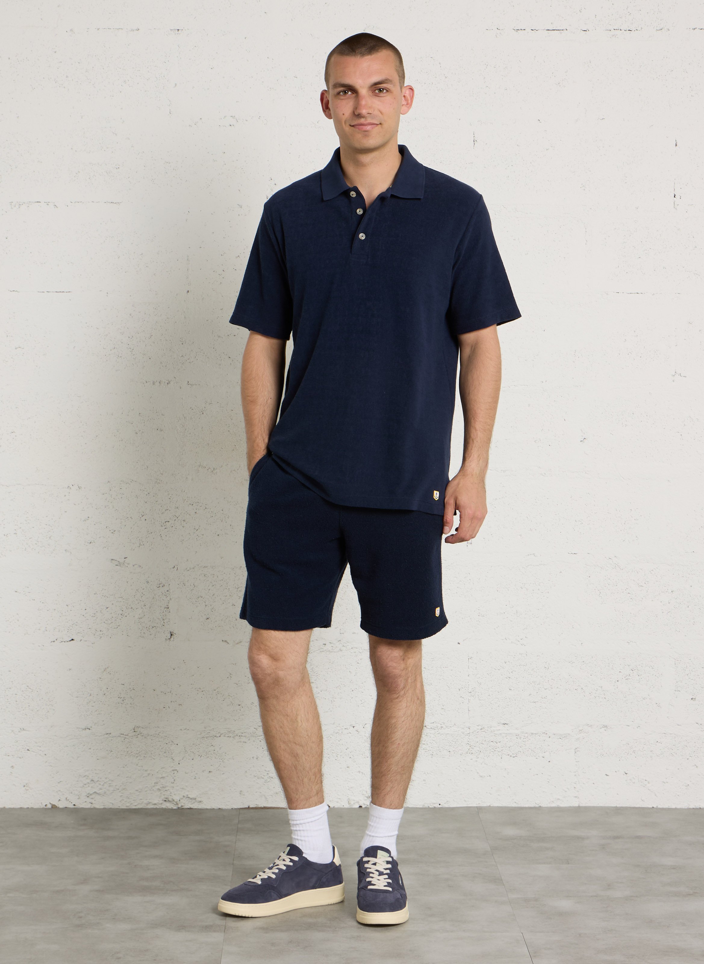 Polo oversize en coton heritage ARMOR-LUX Bleu