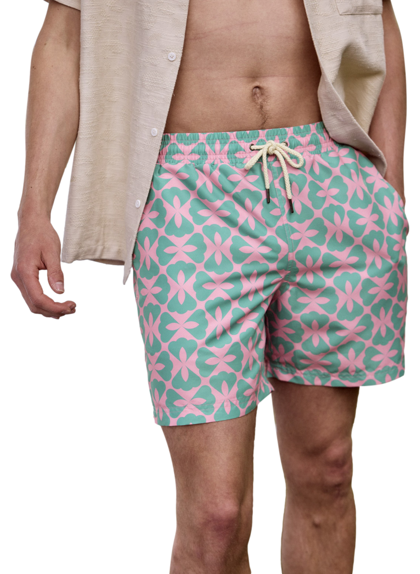 Short da bagno Mimizan a motivo FAGUO Multicolore