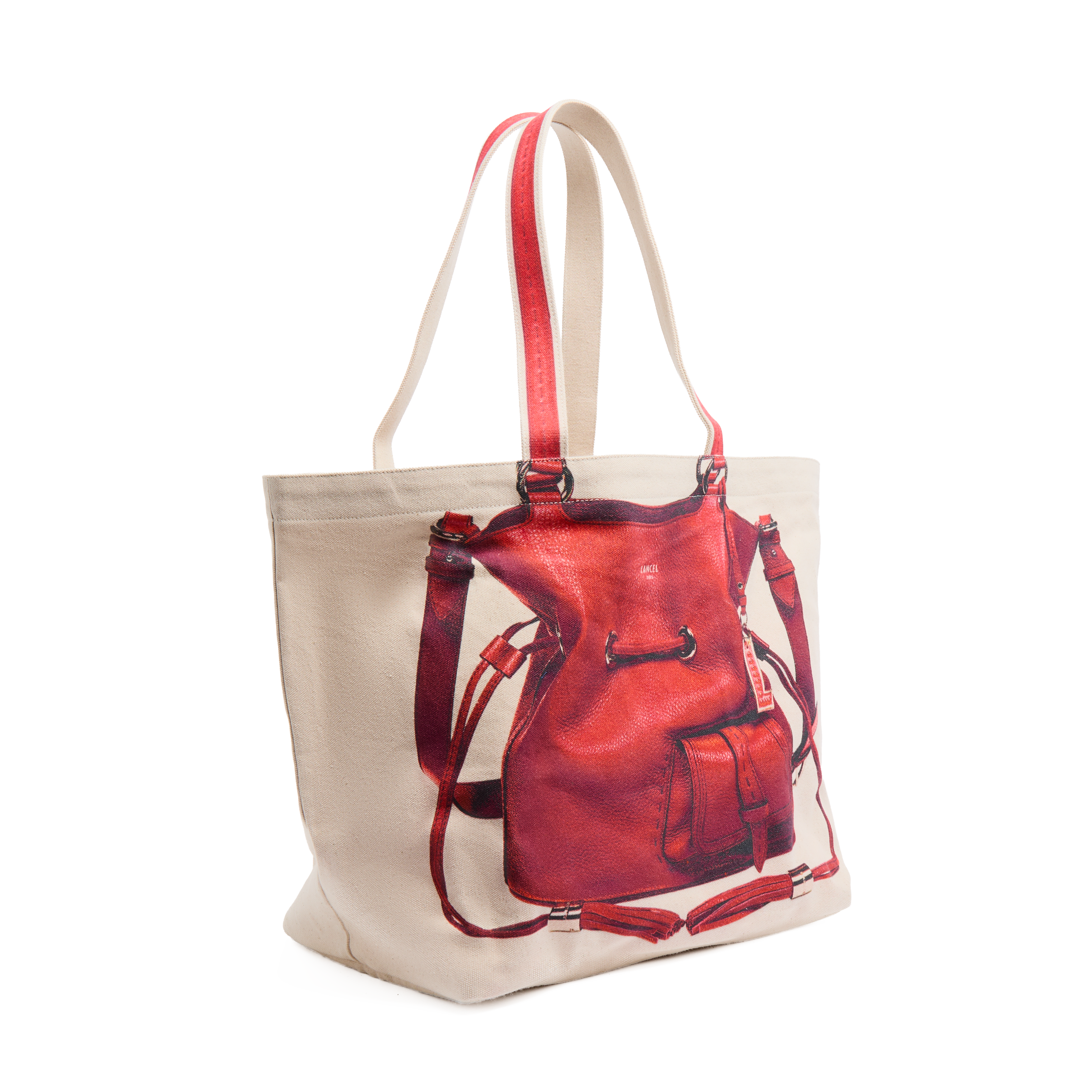 Shopper bag capsule 150 jaar in canvas LANCEL Veelkleurig