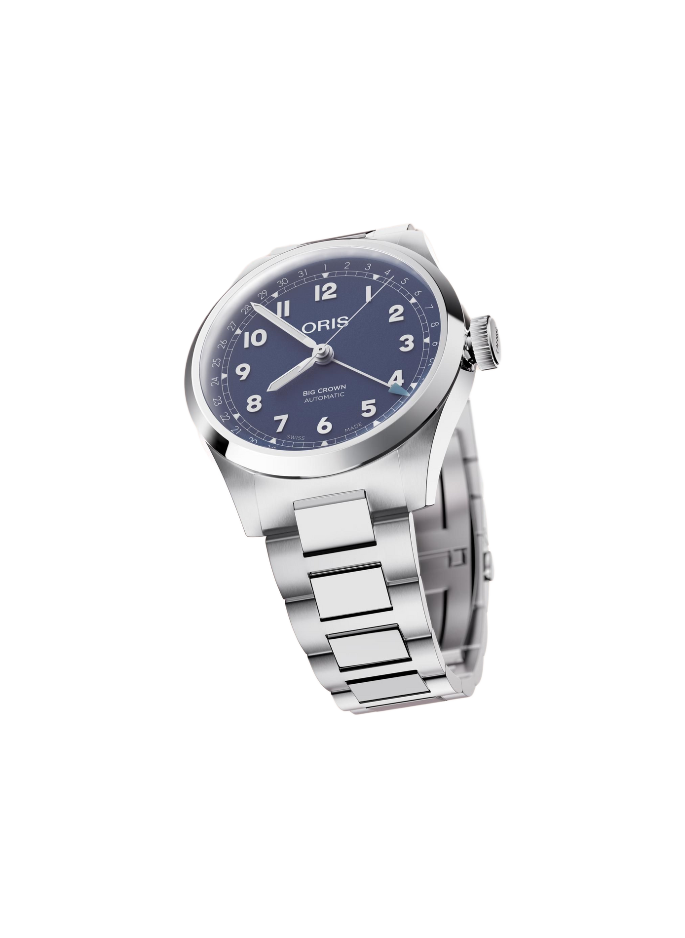Montre automatique Oris Big Crown Pointer Date en acier inoxydable ORIS Violet