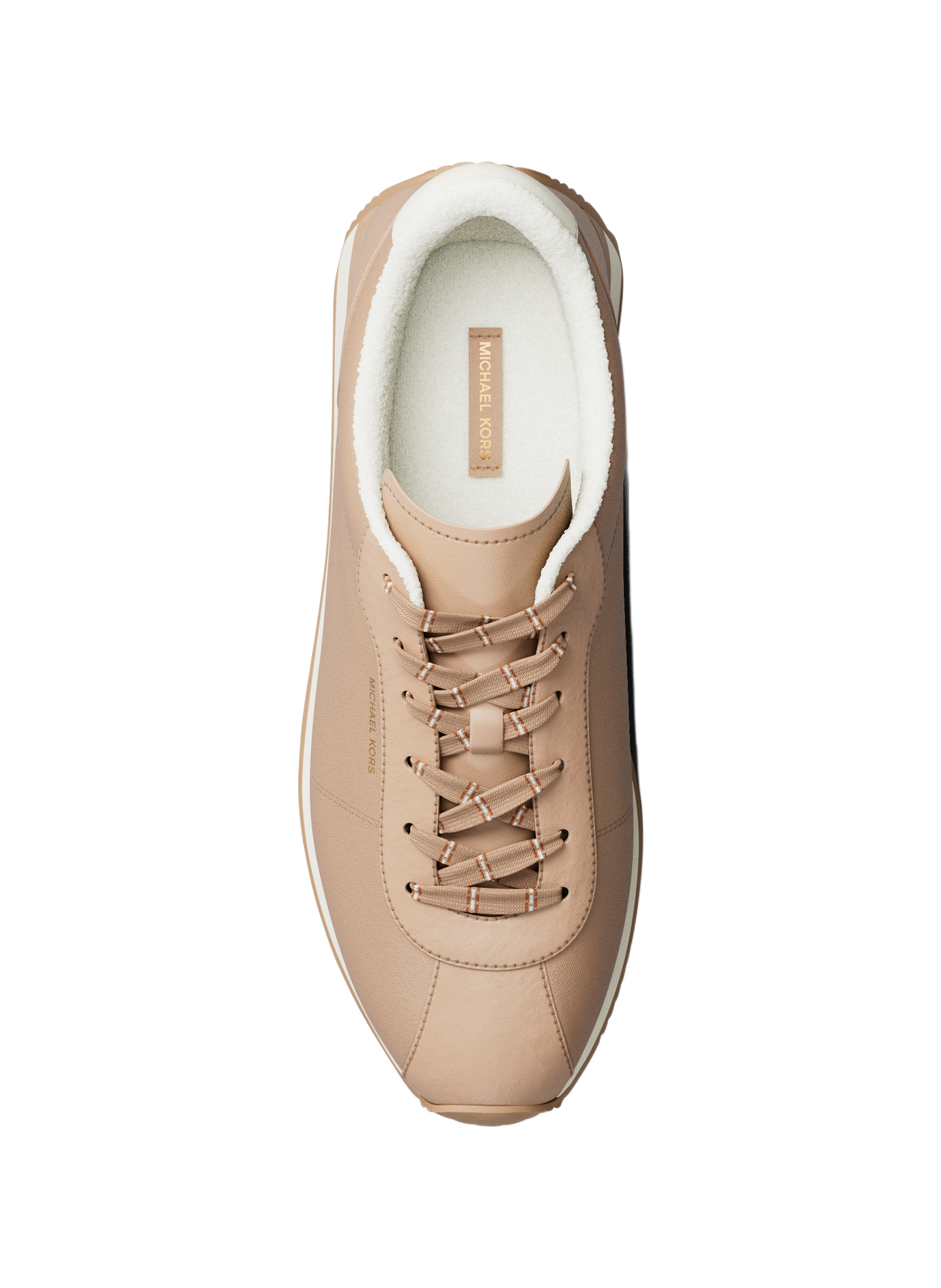 Embossed Rhodes sneakers MICHAEL KORS Beige