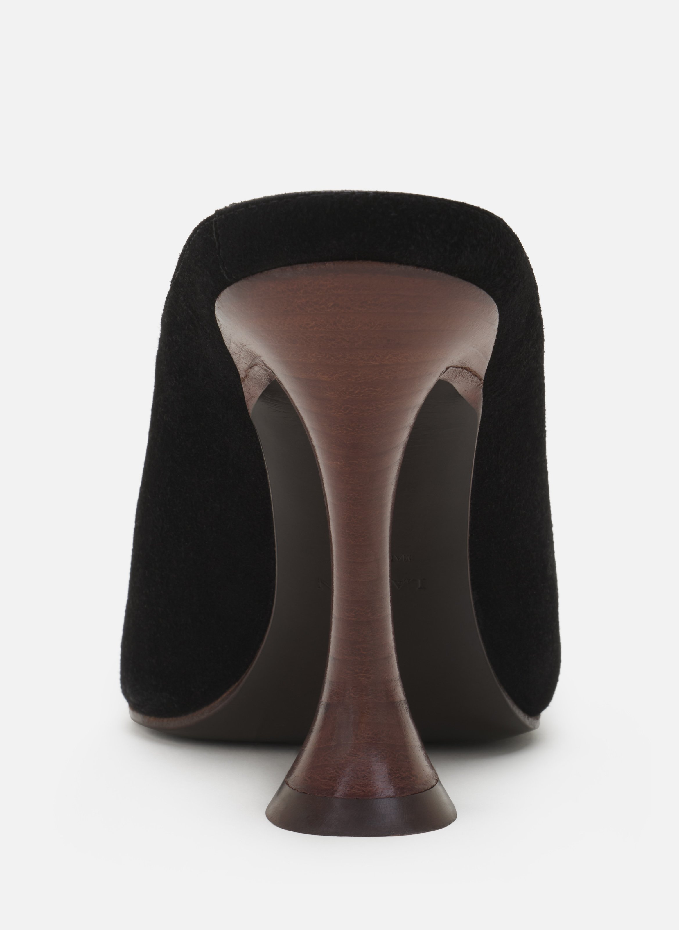 Mule midnight step en suede LANVIN Noir