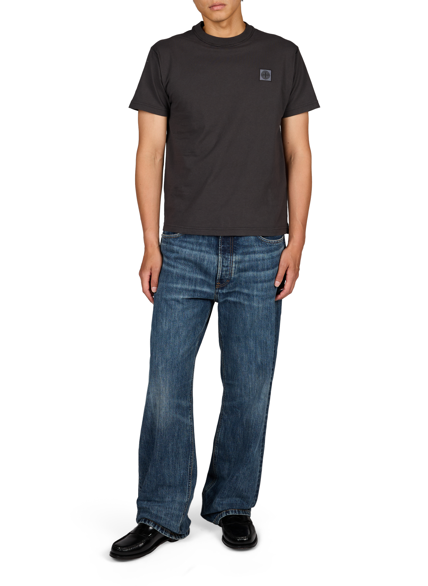 Relaxed straight-leg cotton jeans | Blue JEANERICA DENIM Men
