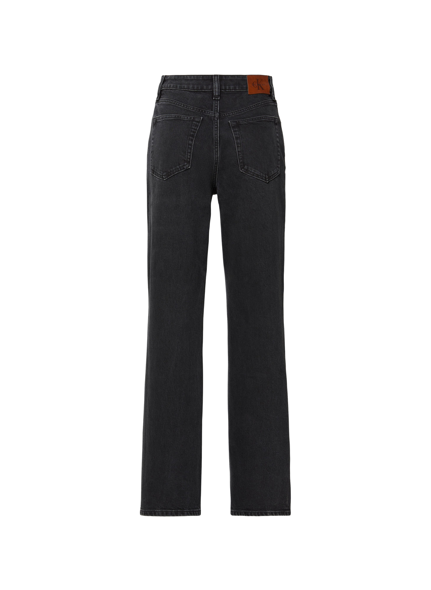 Gerade geschnittene Jeans aus Baumwollmischung CALVIN KLEIN Schwarz