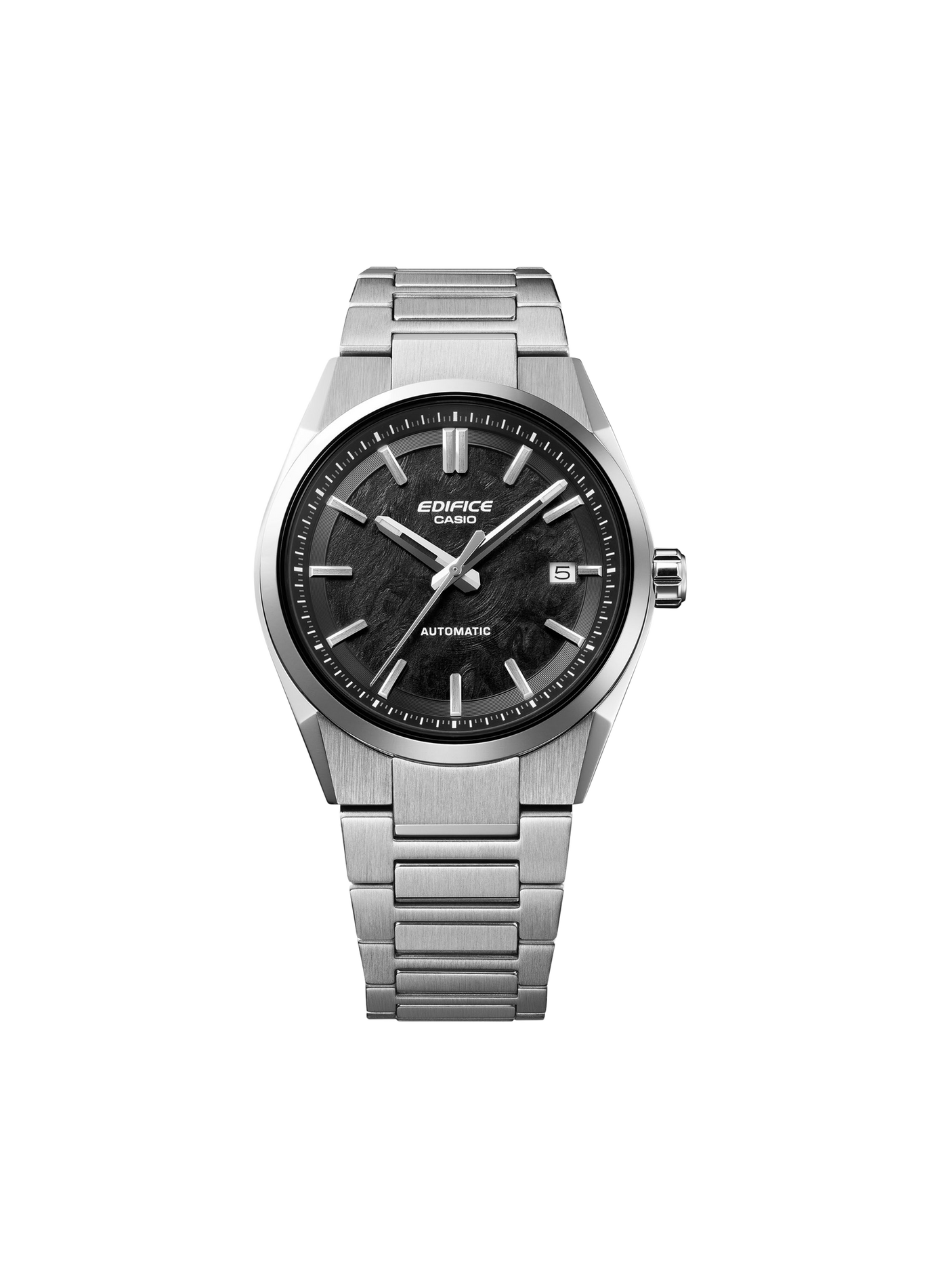 Casio Edifice automatic watch in stainless steel CASIO Black