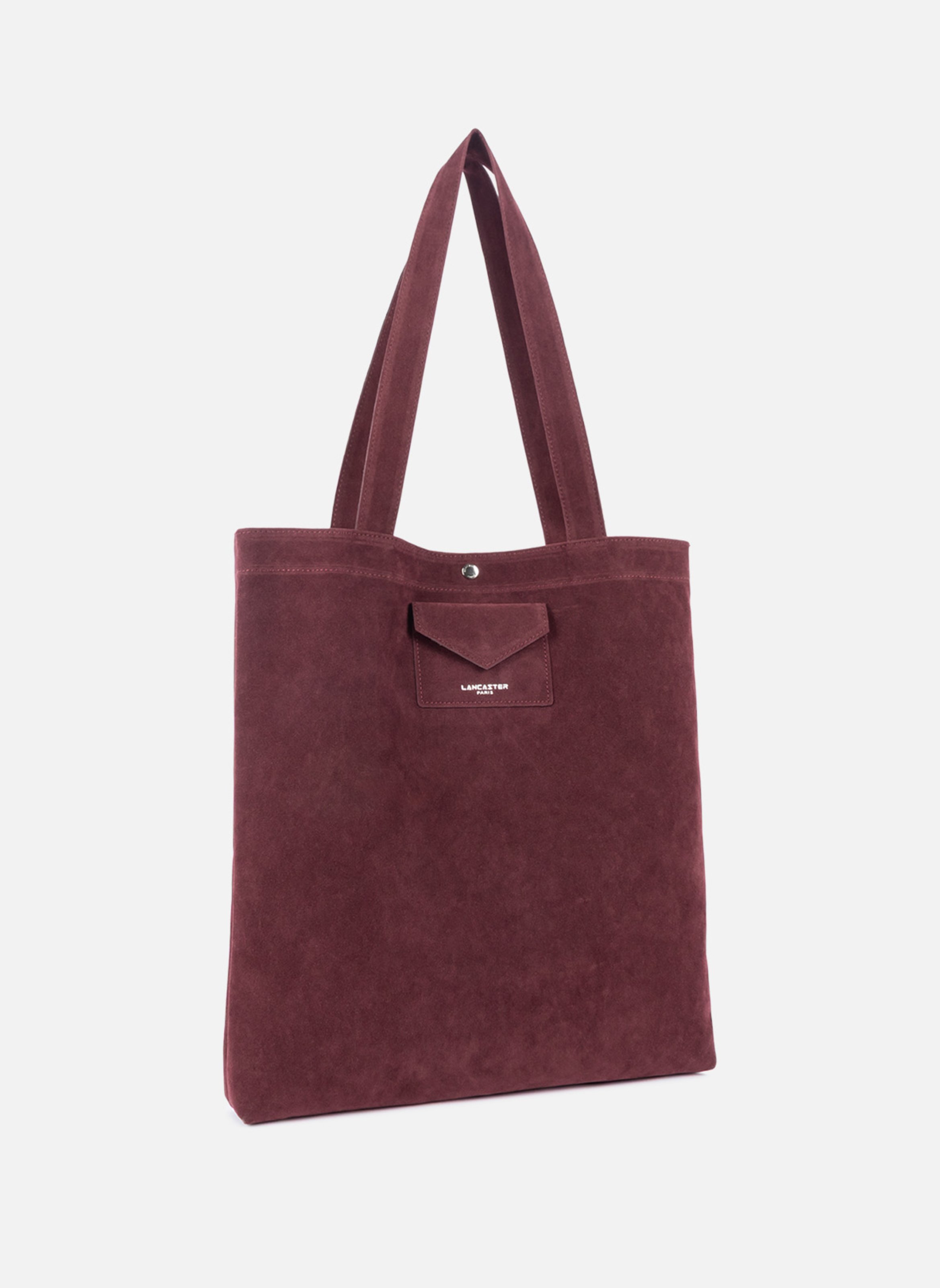 Sac cabas épaule - suédine kba | Rouge LANCASTER Femme