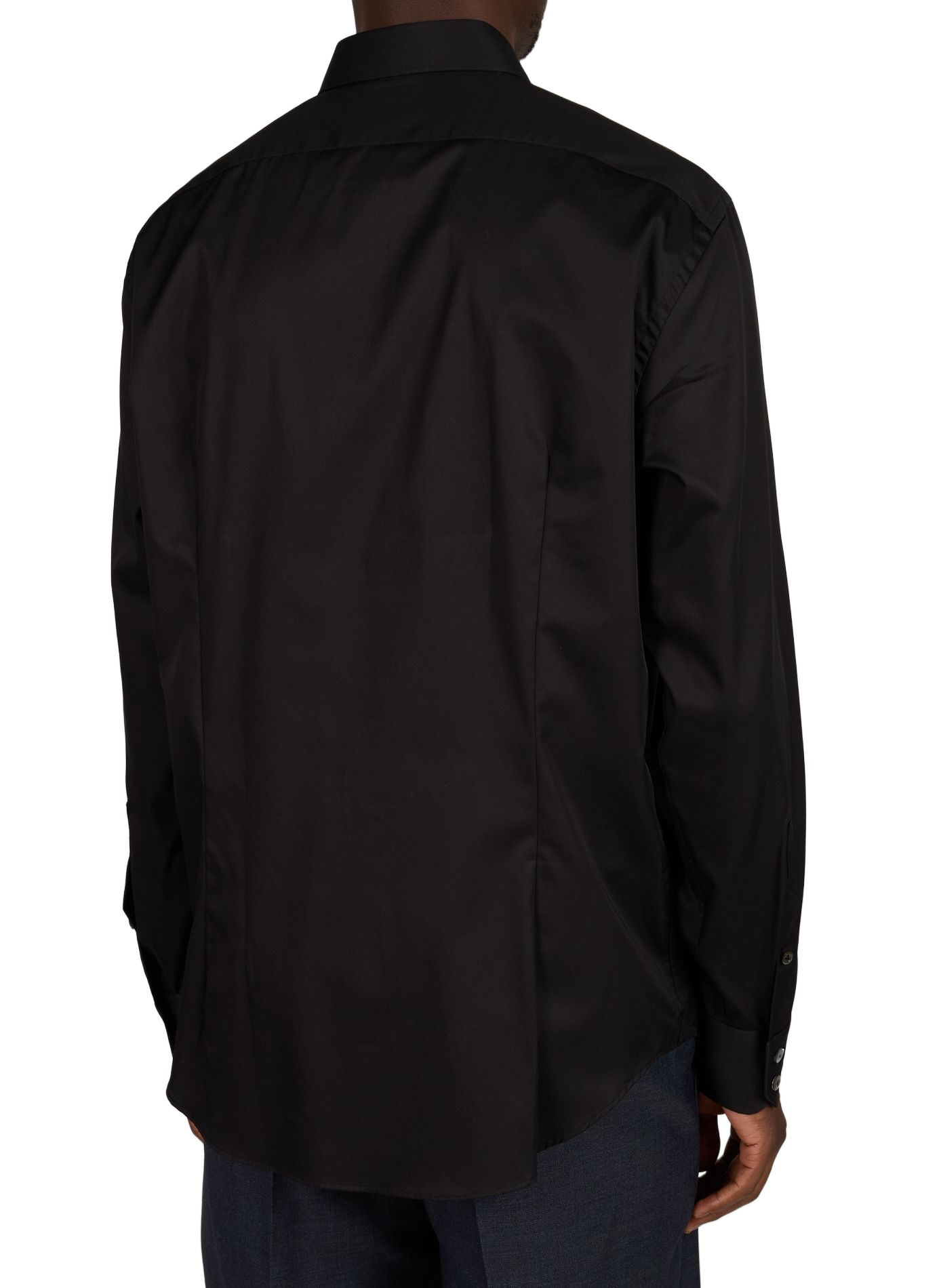 Slim-fit cotton shirt VAN LAACK Black