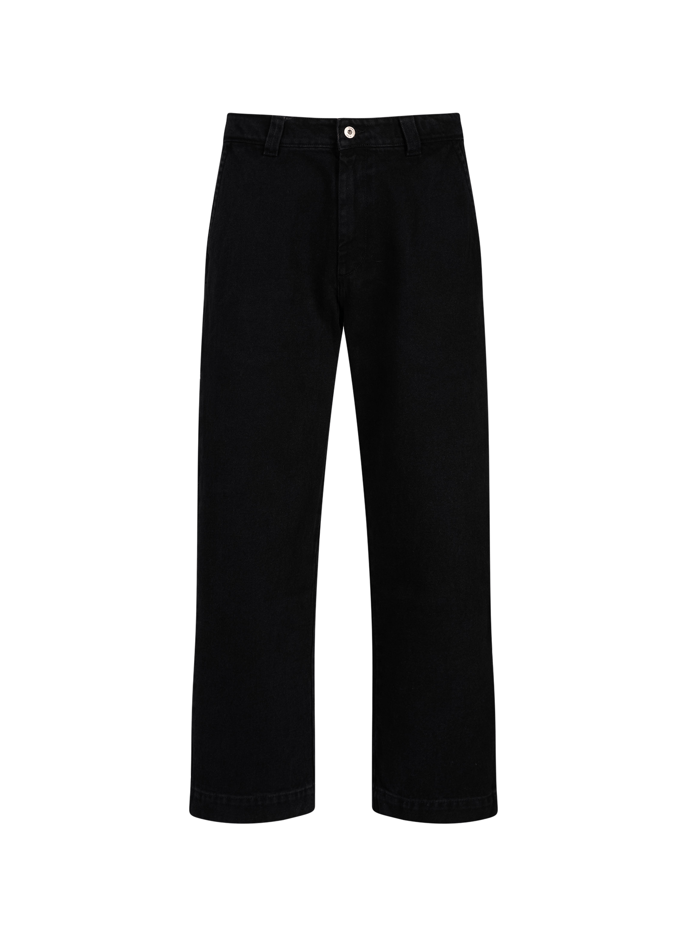 Jean droit en coton OLOW Noir