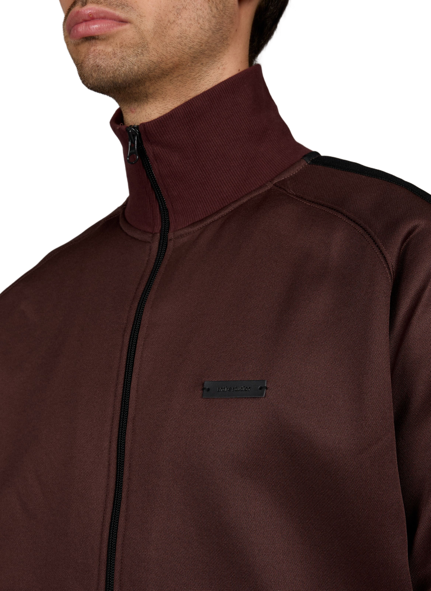 Gerade Jacke mit Stehkragen ENTIRE STUDIOS Rot