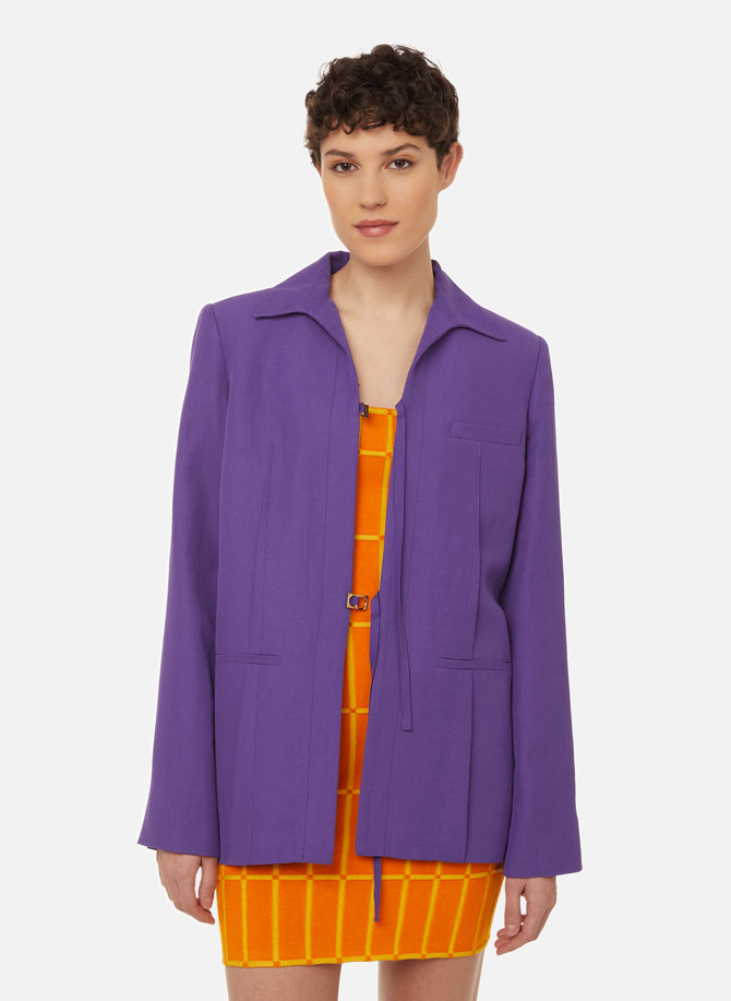 La Veste Amaro linen-blend jacket JACQUEMUS