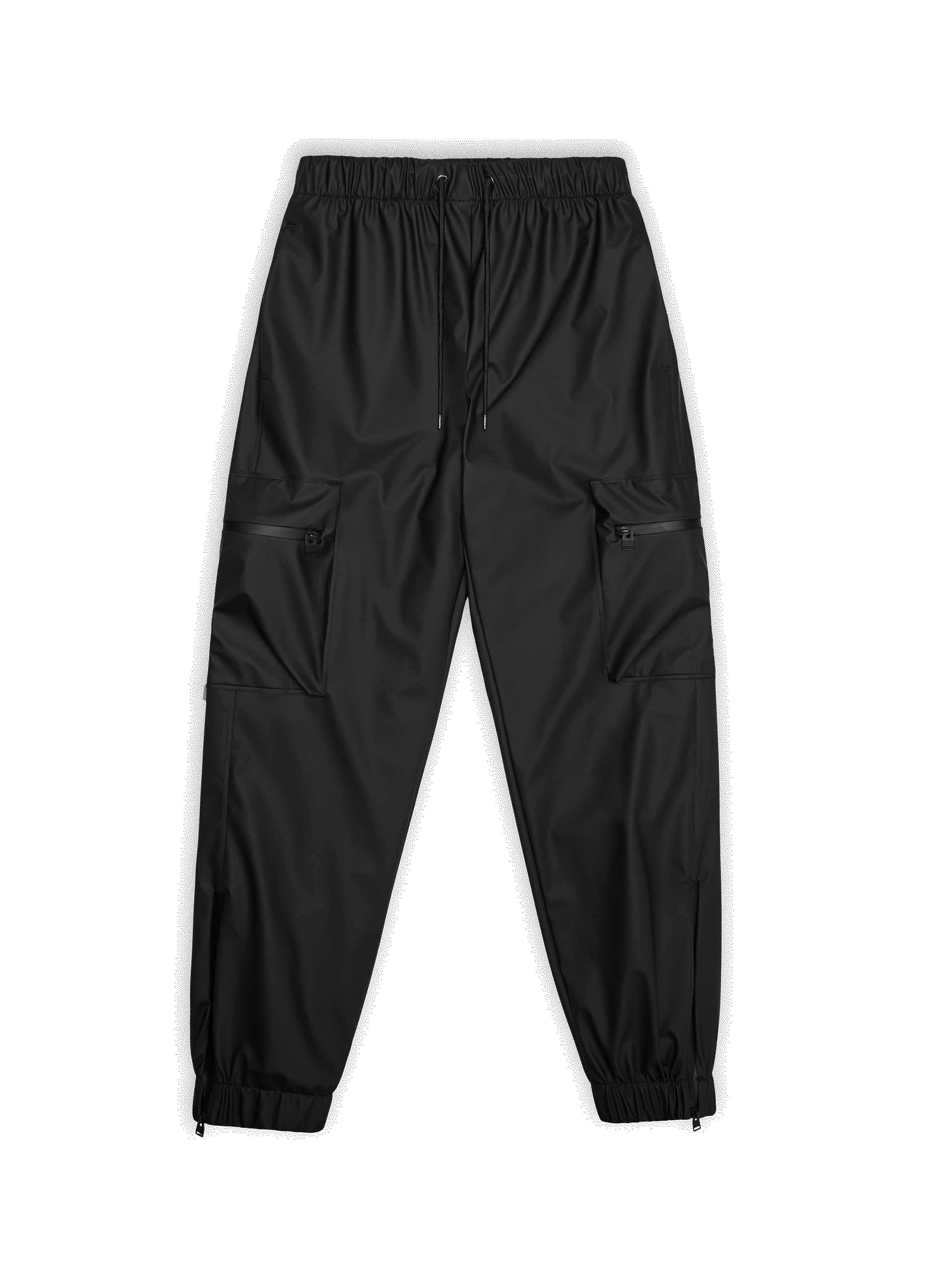 RAINS Coated Cargo Pants W3 Black