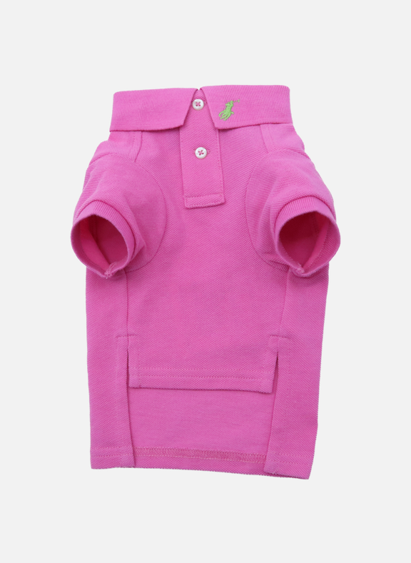 POLO RALPH LAUREN Cotton polo shirt for dogs Pink