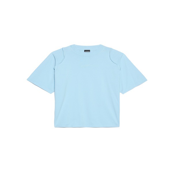 Jacquemus Le T-shirt Camargue T-shirt In Blue