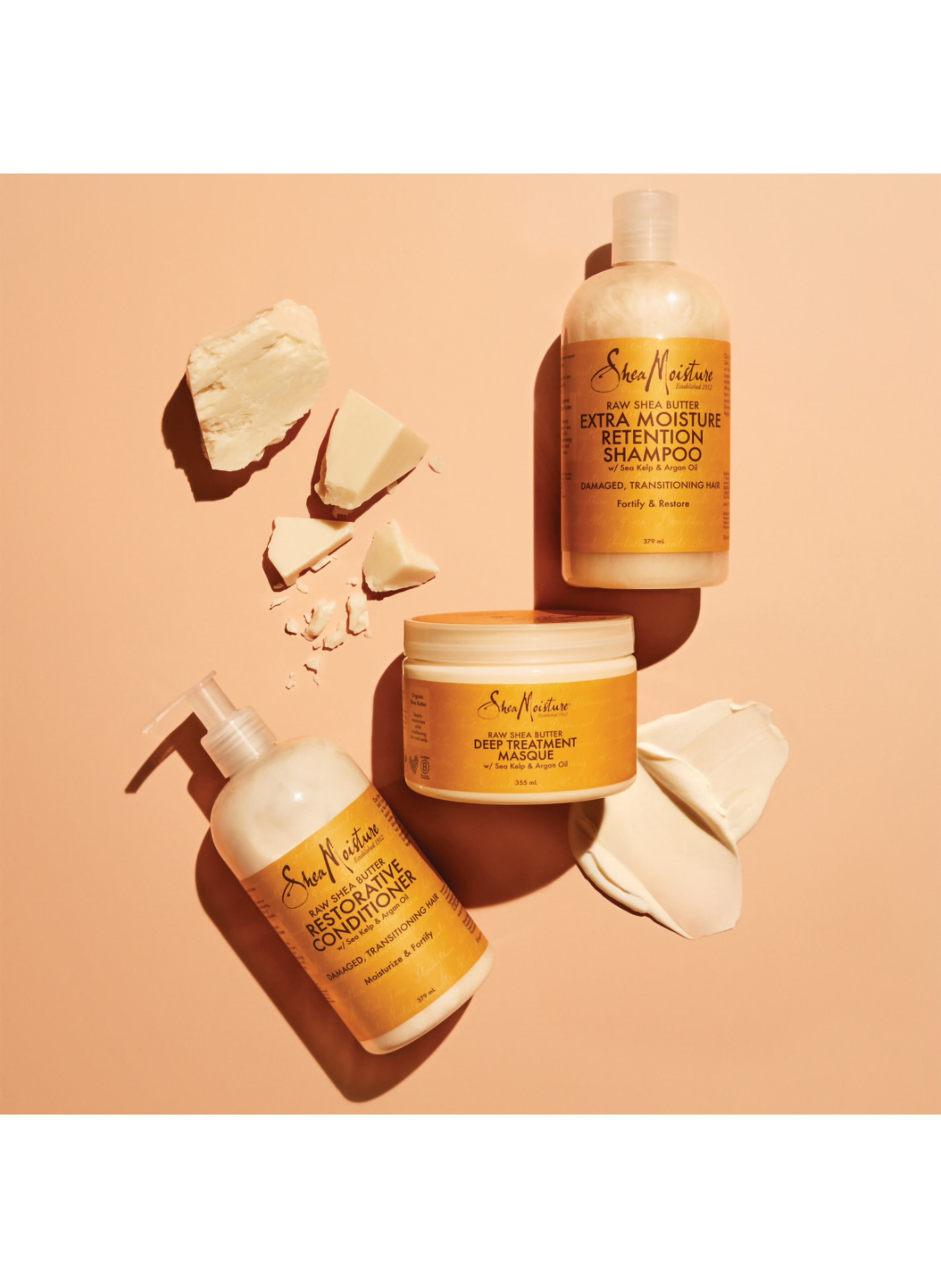 Après-Shampoing Réparateur - Beurre de karité brut SHEA MOISTURE No color