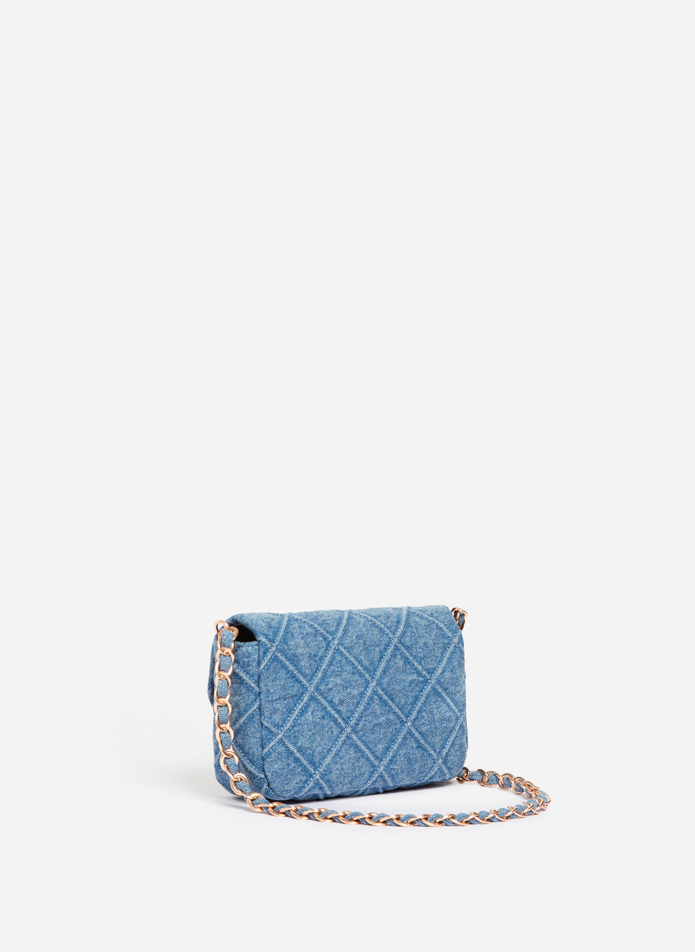 Moyen sac moon en denim VANESSA BRUNO Bleu