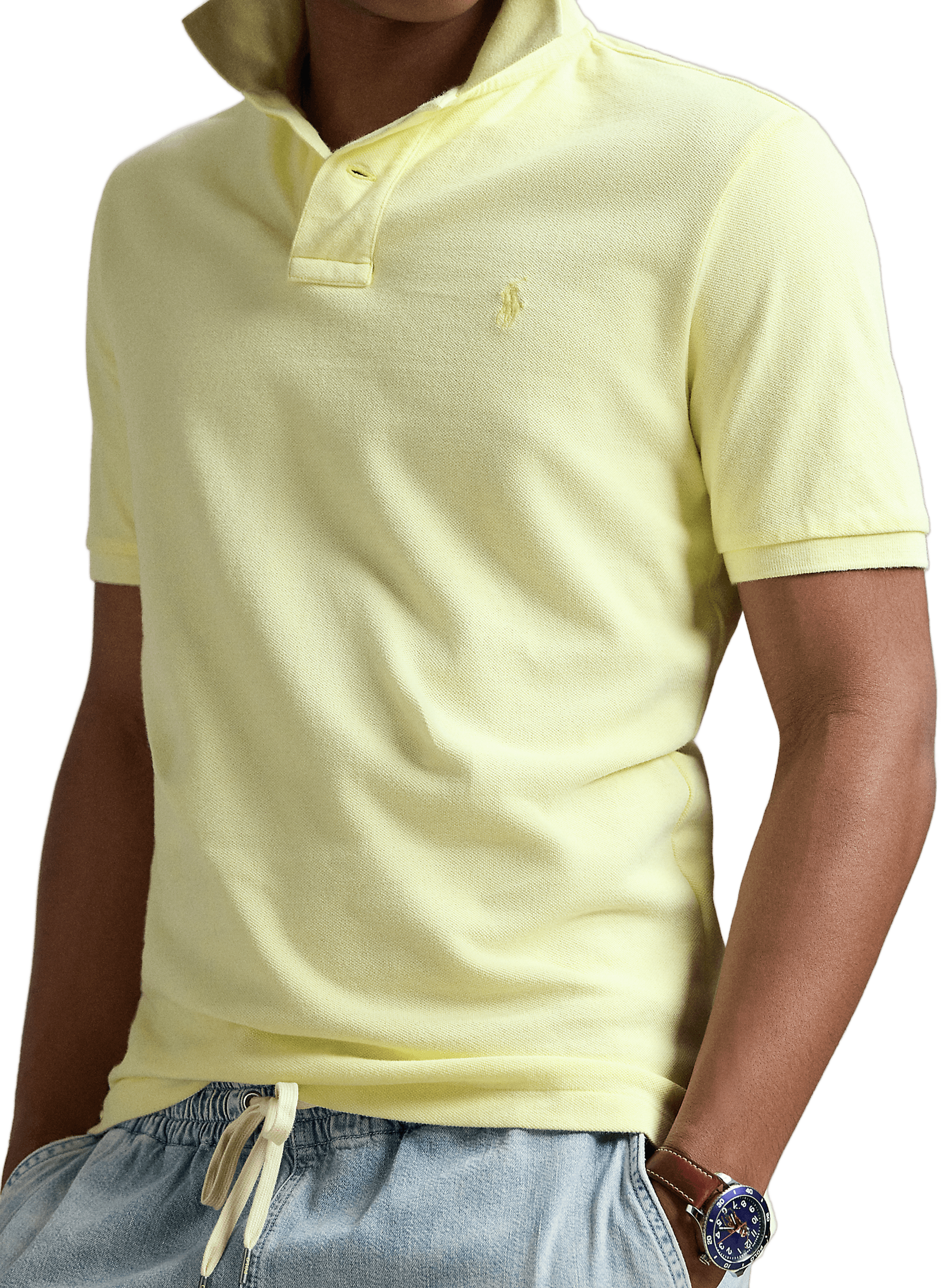 Polo à logo en coton POLO RALPH LAUREN Vert