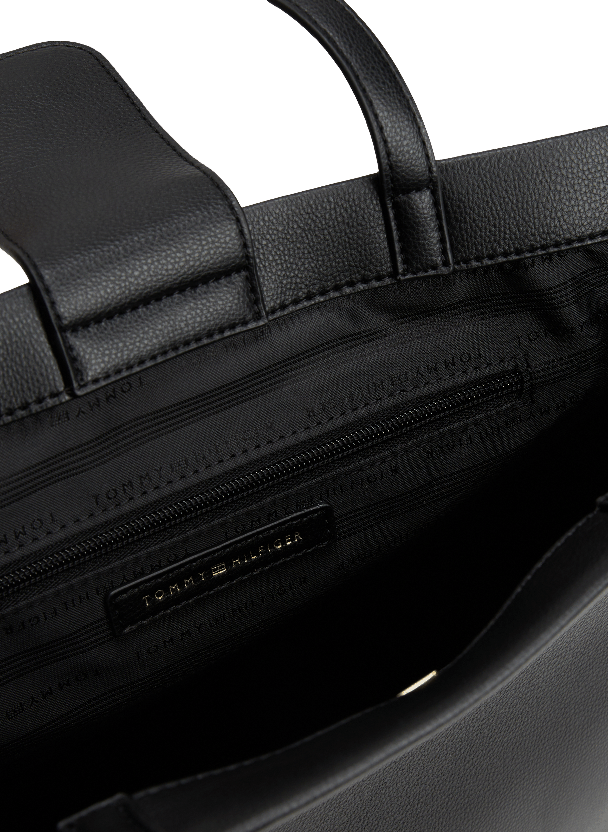 Sac à main à logo TOMMY HILFIGER Noir