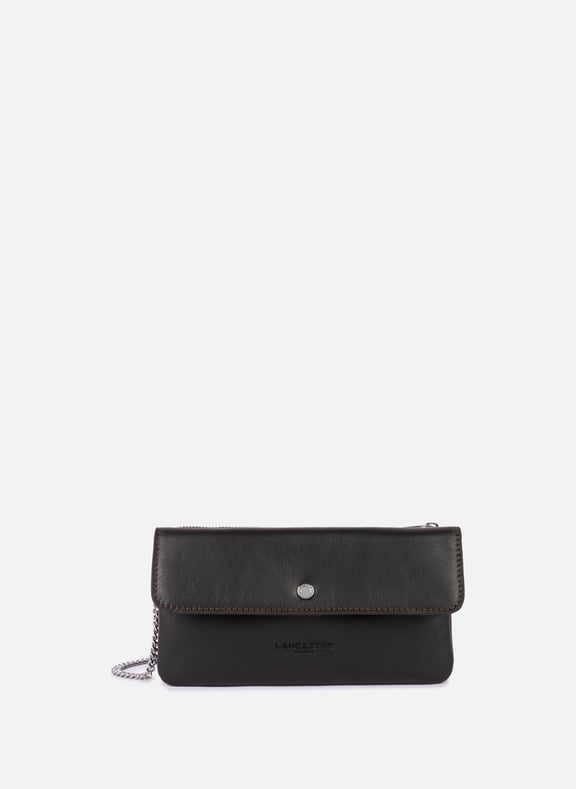 Double pochette - soft pm Marron by LANCASTER LANCASTER Double pochette - soft pm Marron