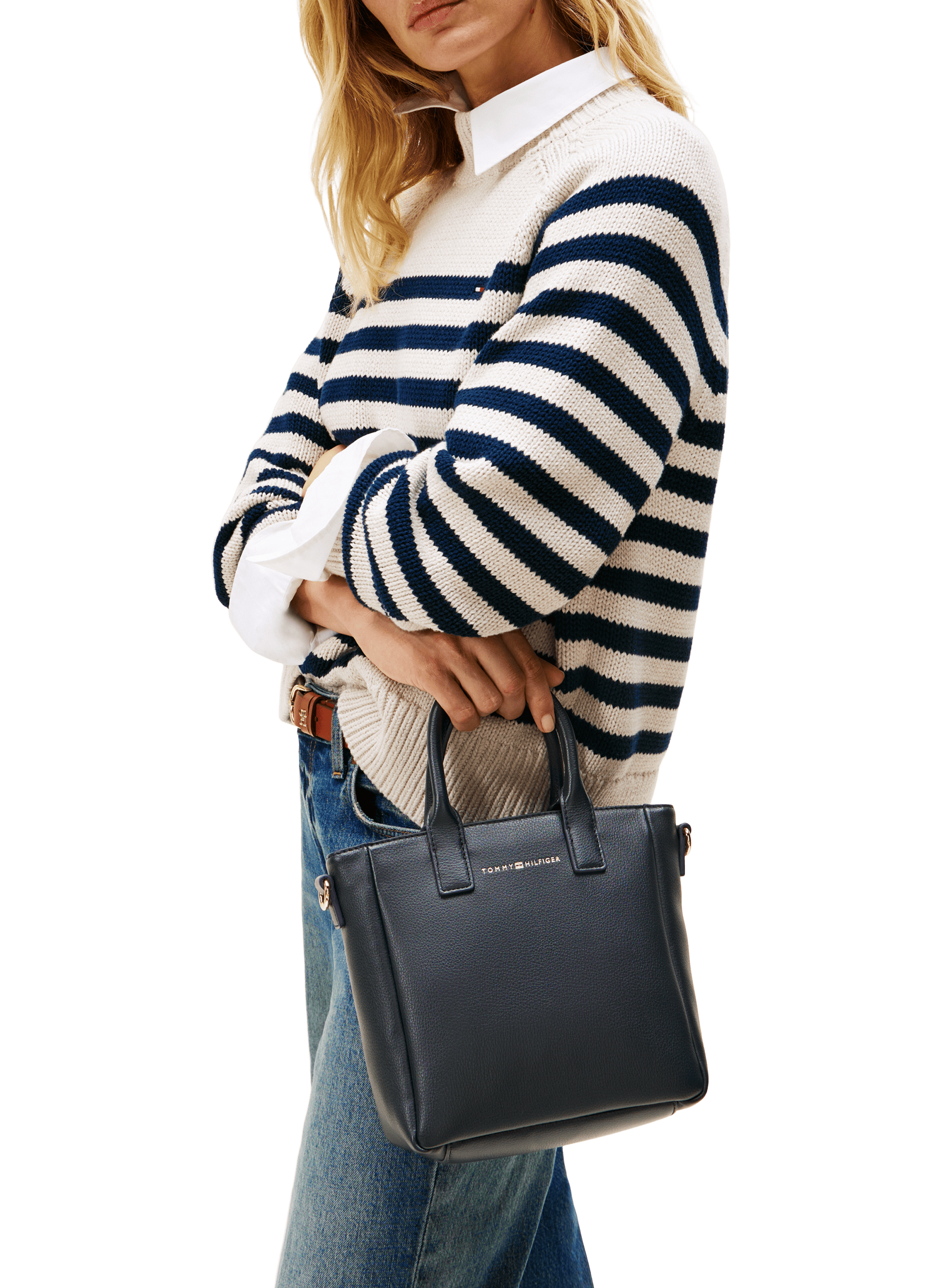 Sac Cabas Mini TOMMY HILFIGER Bleu