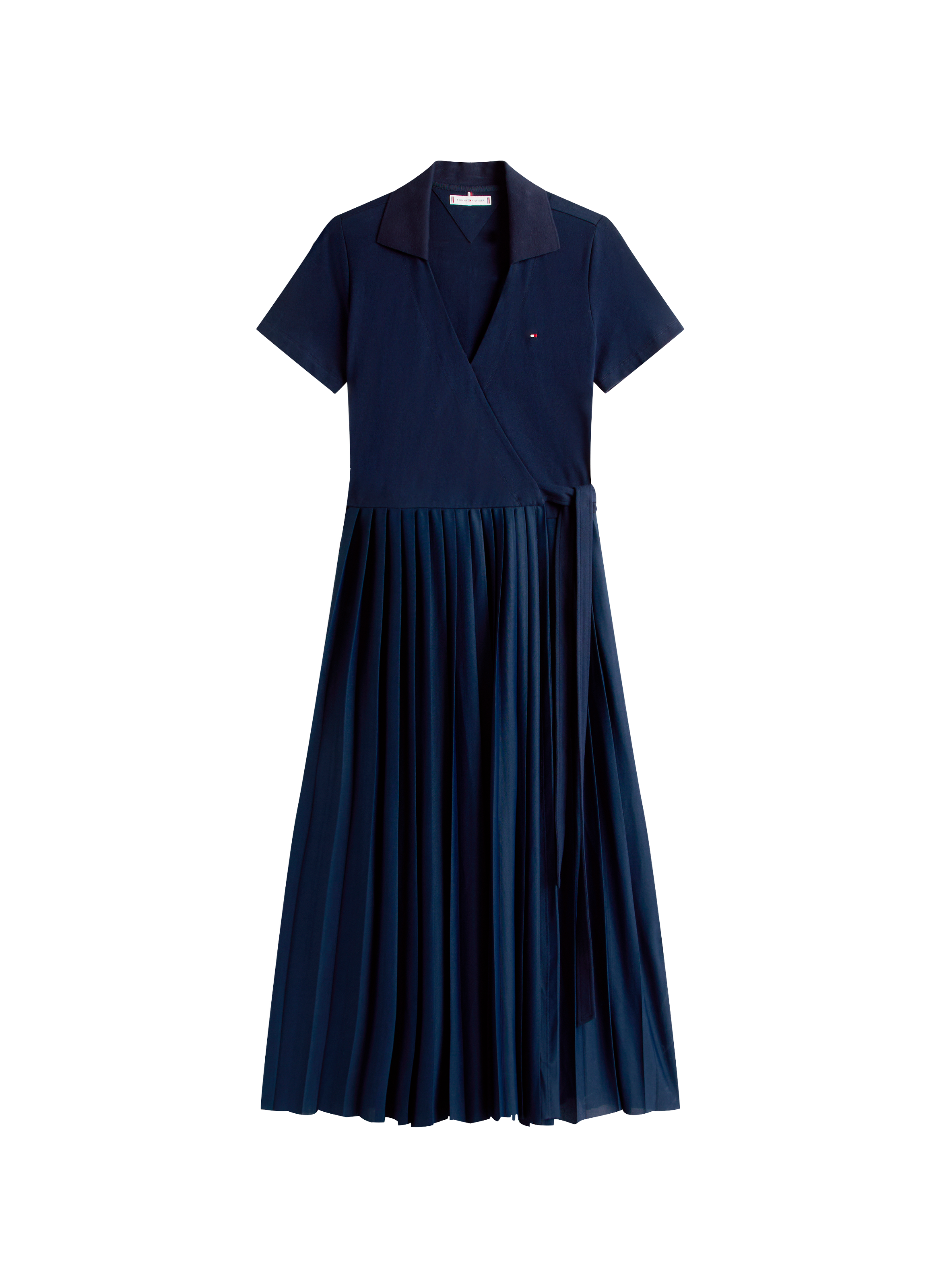 Robe plissée Bleu