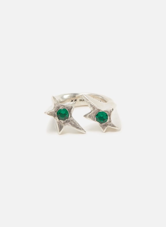Bague Two stone Argent by TWO JEYS TWO JEYS Bague Two stone Argent