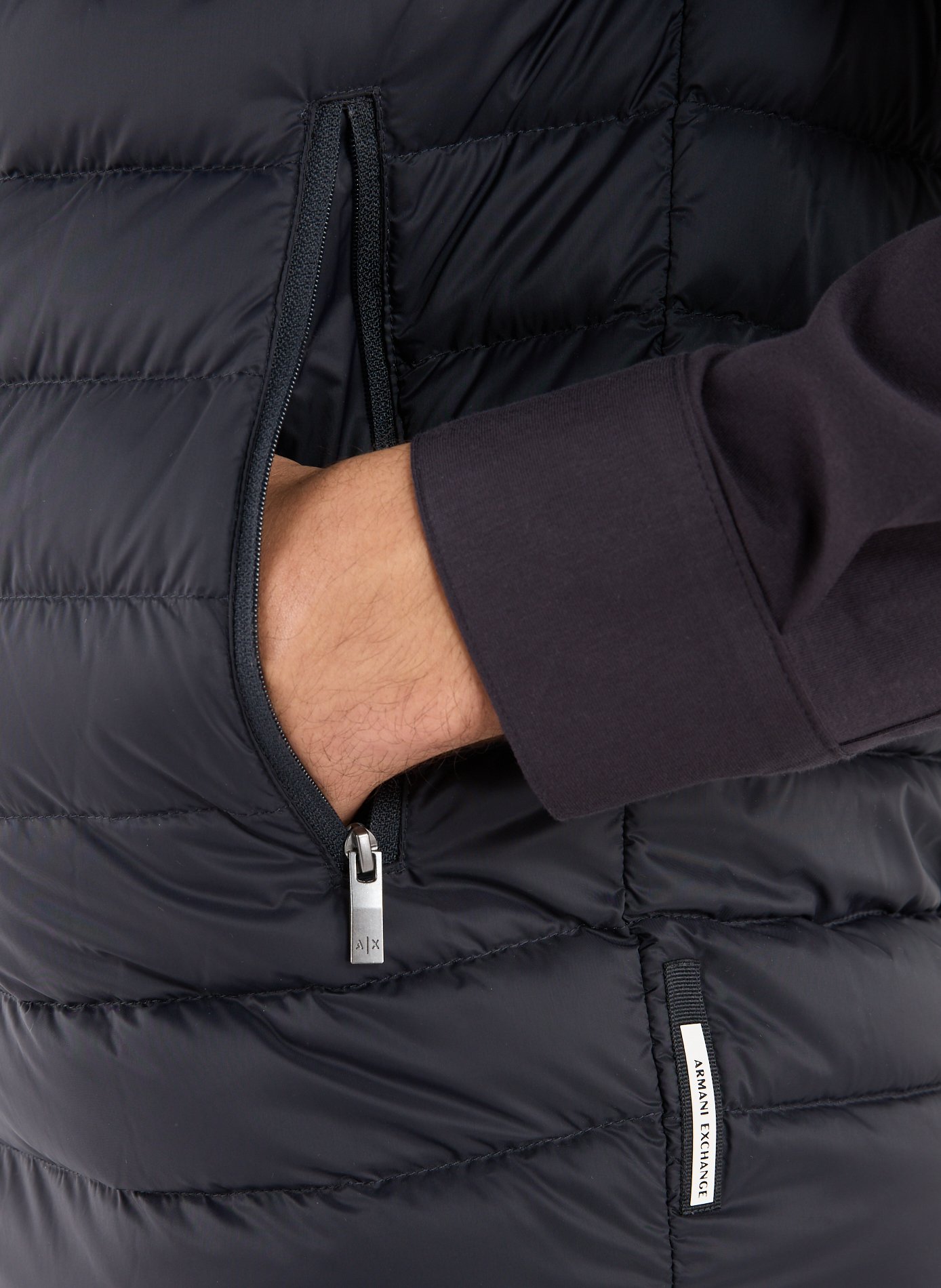 Quilted gilet ARMANI EXCHANGE Blue