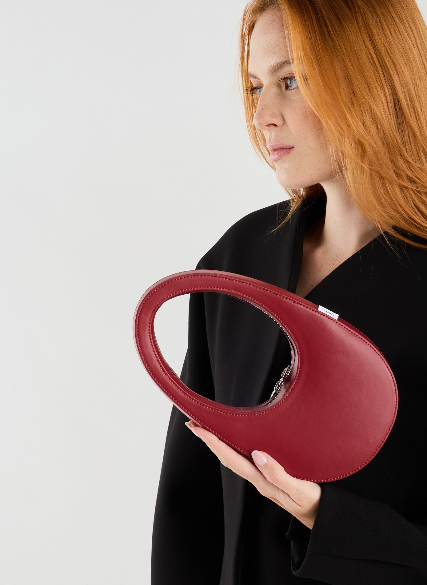 Swipe mini leather handbag COPERNI Red