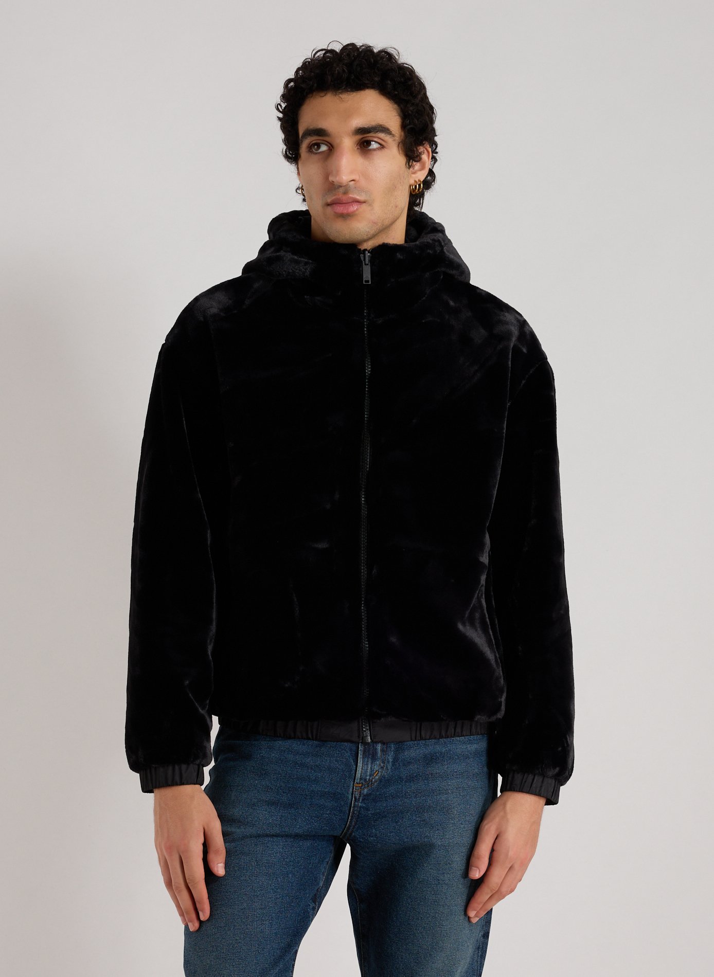 Jack St Warm lined bomber jacket MOOSE KNUCKLES Black