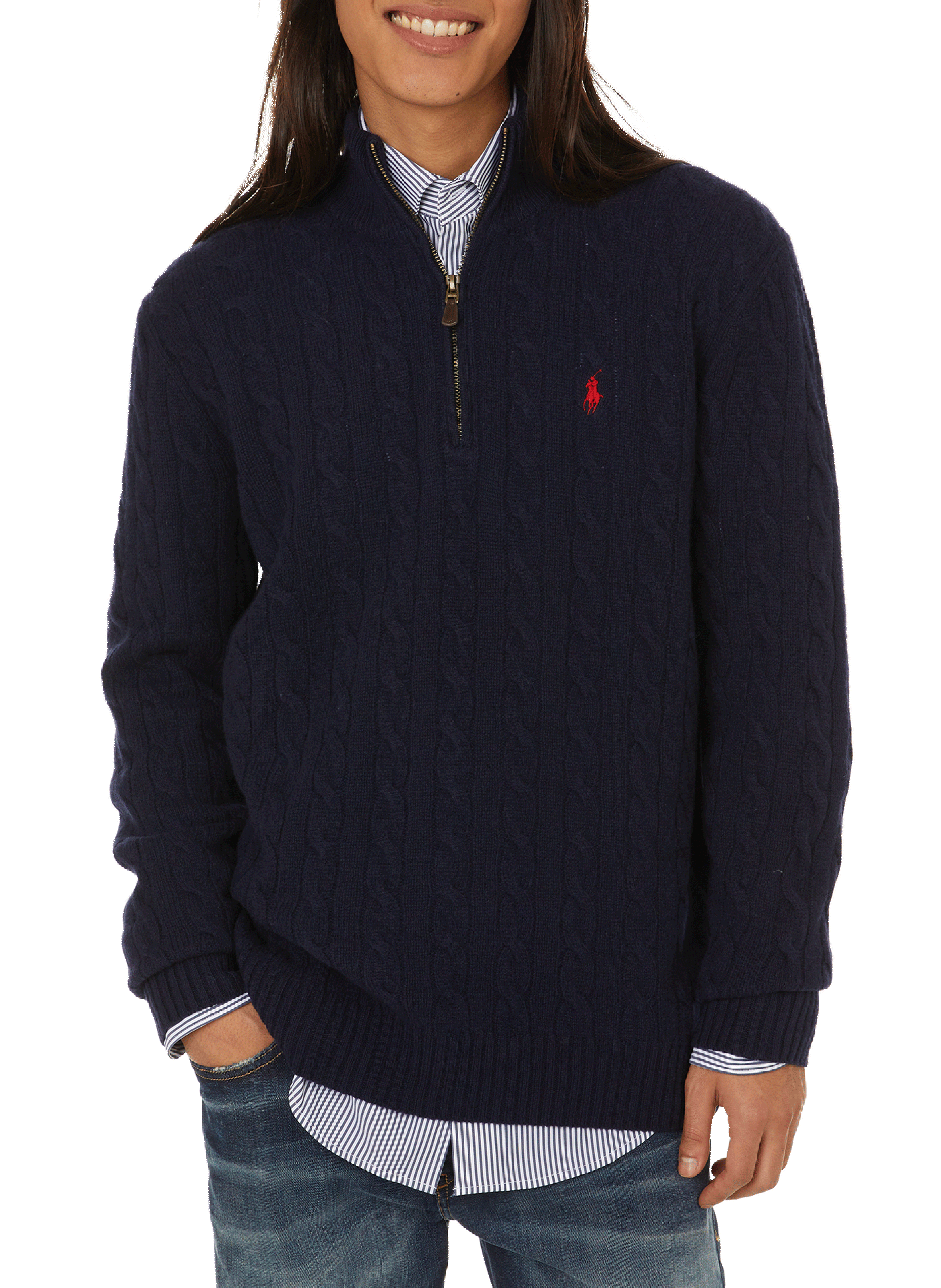 POLO RALPH LAUREN Wool and cashmere jumper Blue