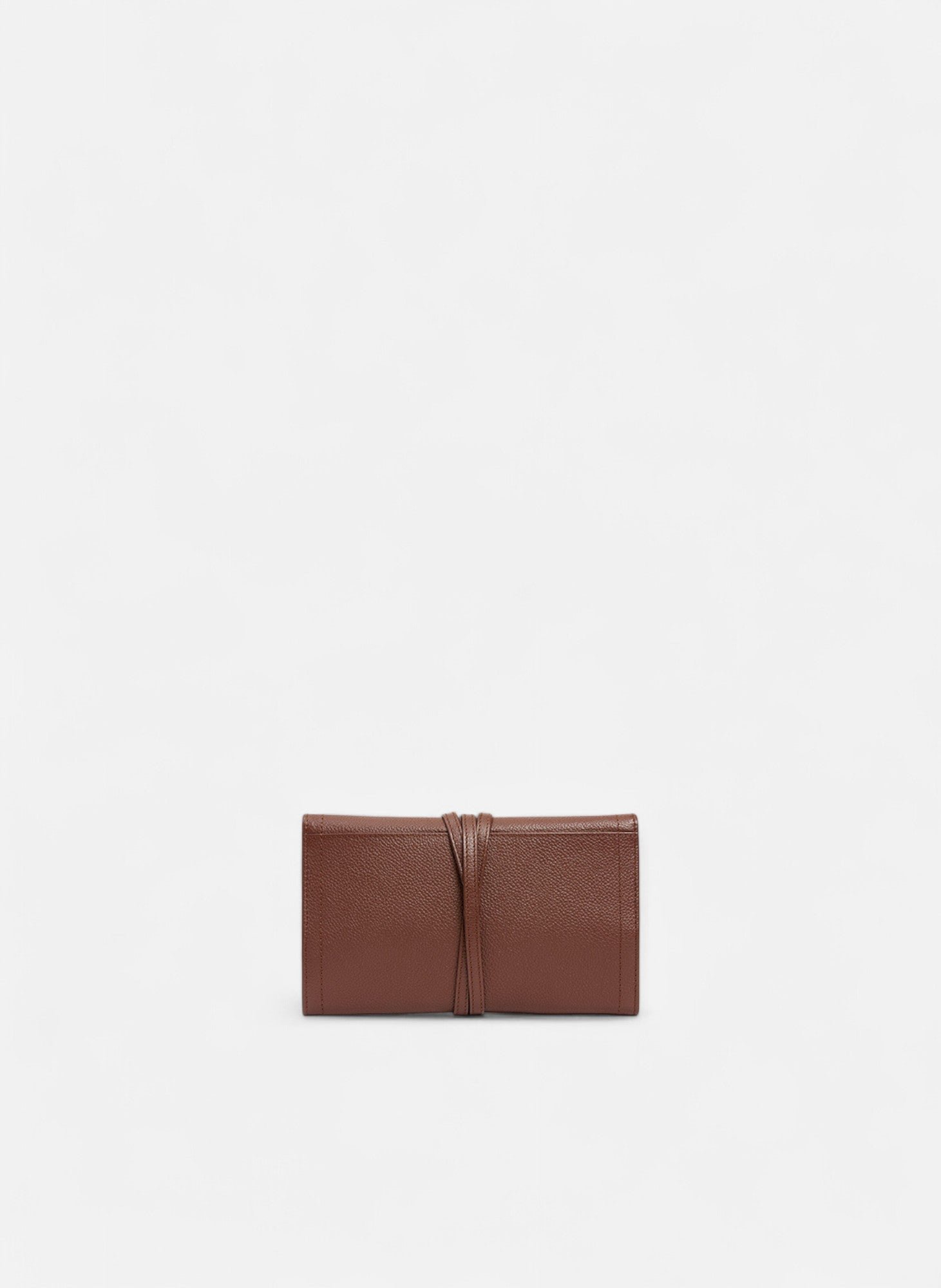 Coffret bijoux de voyage en cuir LE TANNEUR Marron