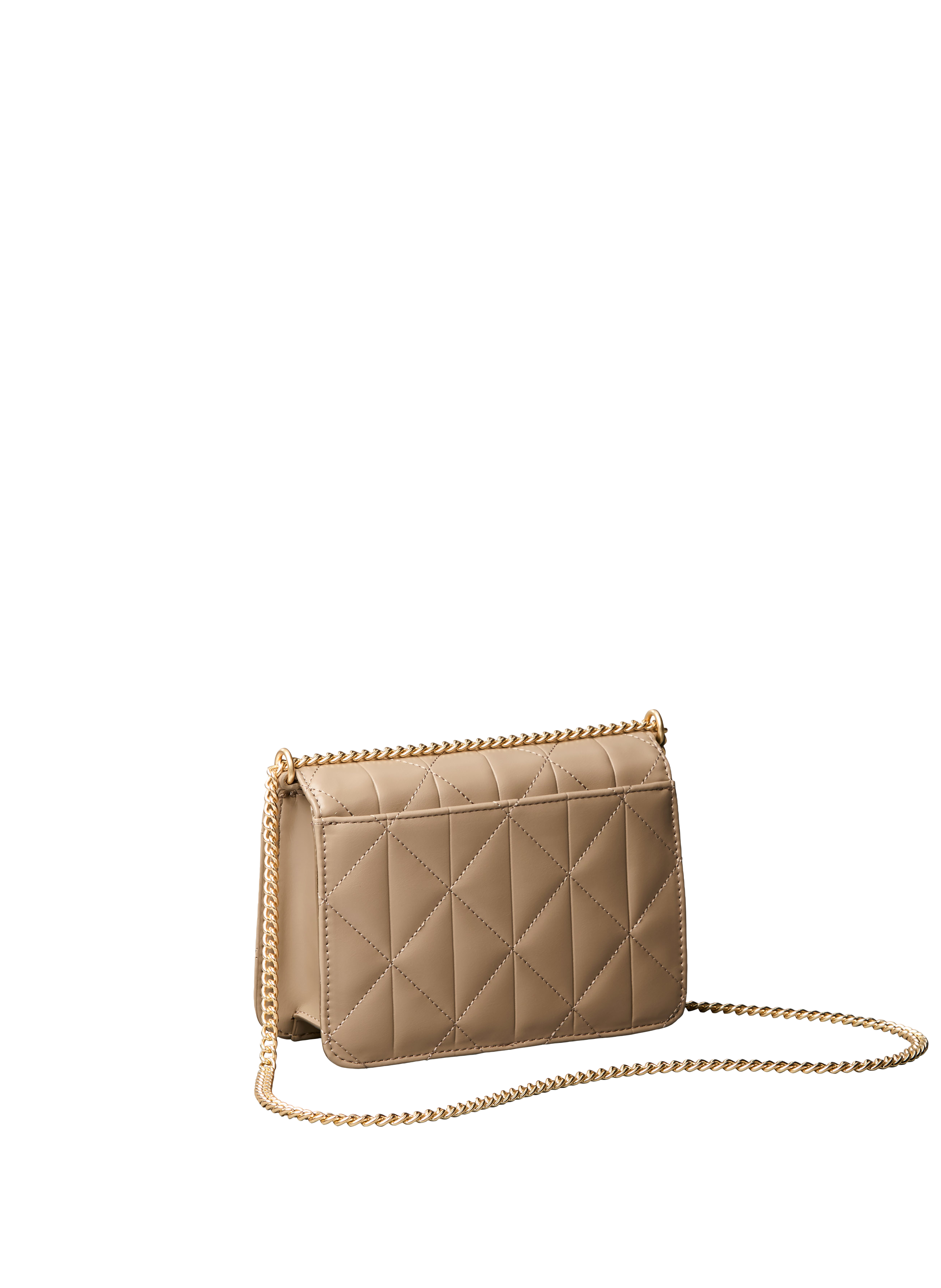 Quilted chain bag CALVIN KLEIN Beige