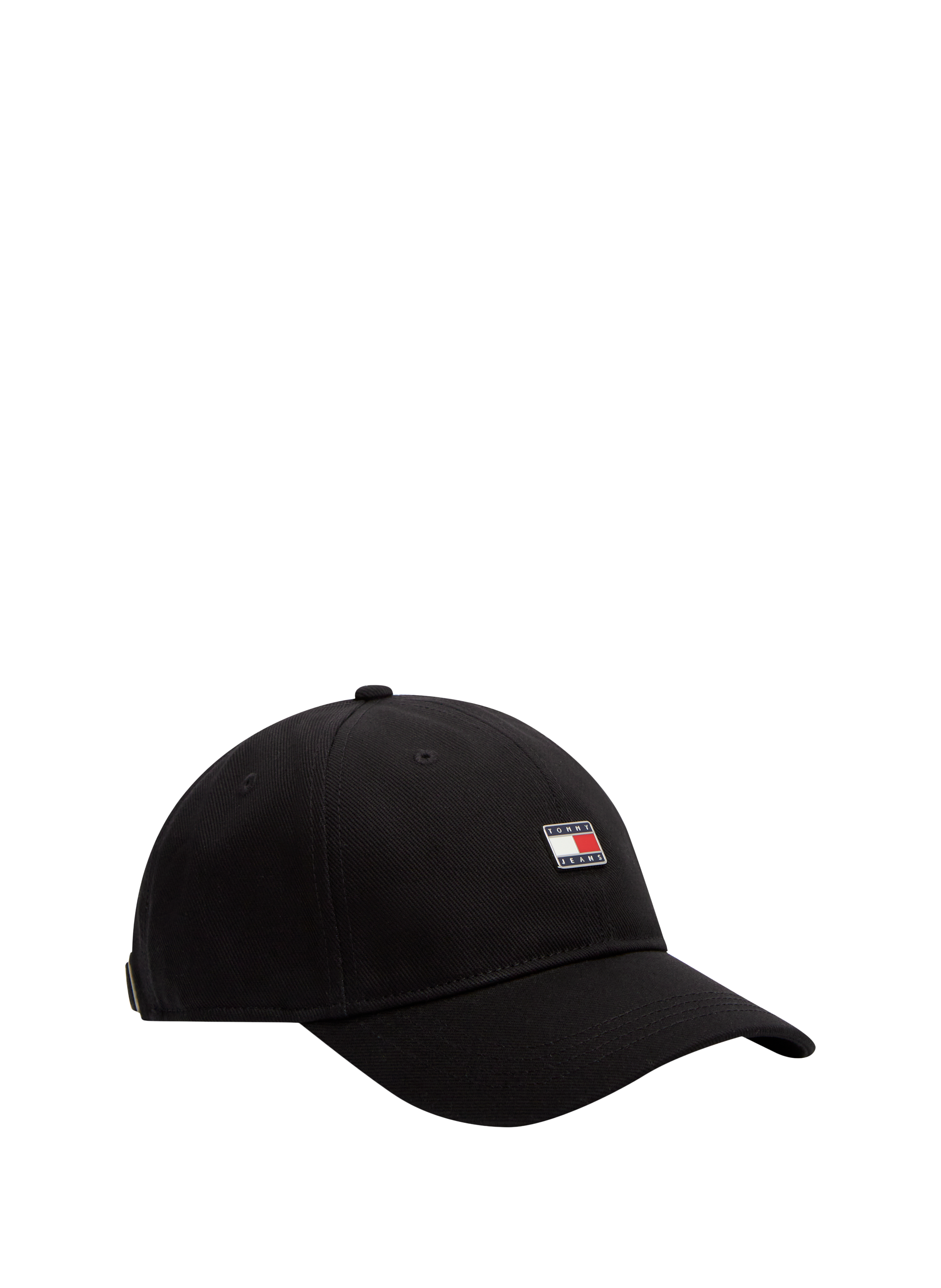 Cotton Logo Baseball Cap TOMMY HILFIGER Black