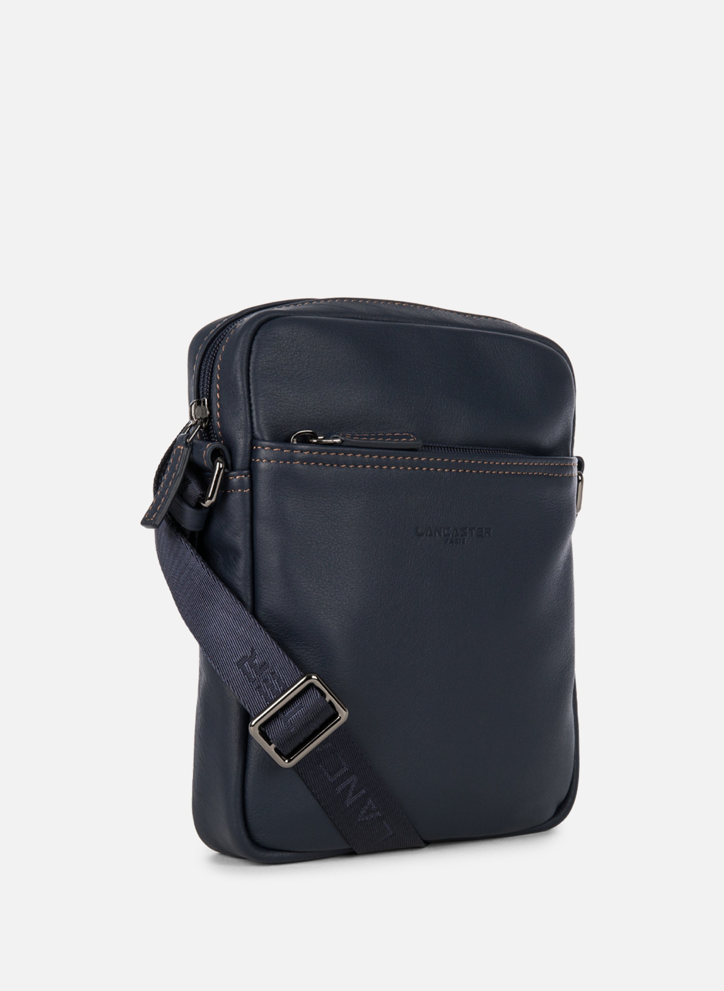 Small crossbody bag - Soft Vintage Homme LANCASTER Blue