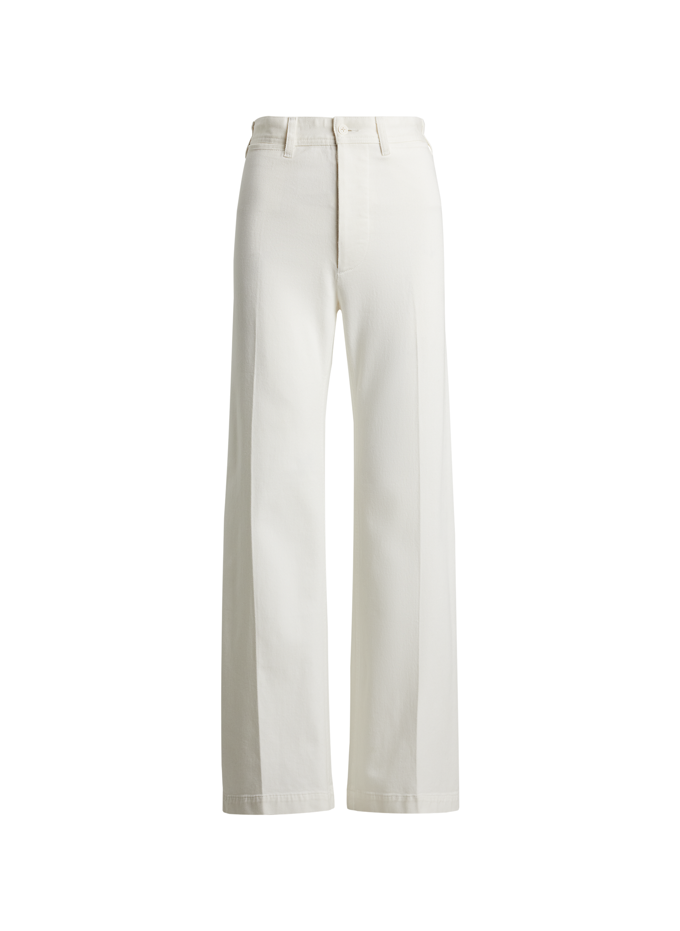 Pantalon ample en coton mélangé POLO RALPH LAUREN Blanc
