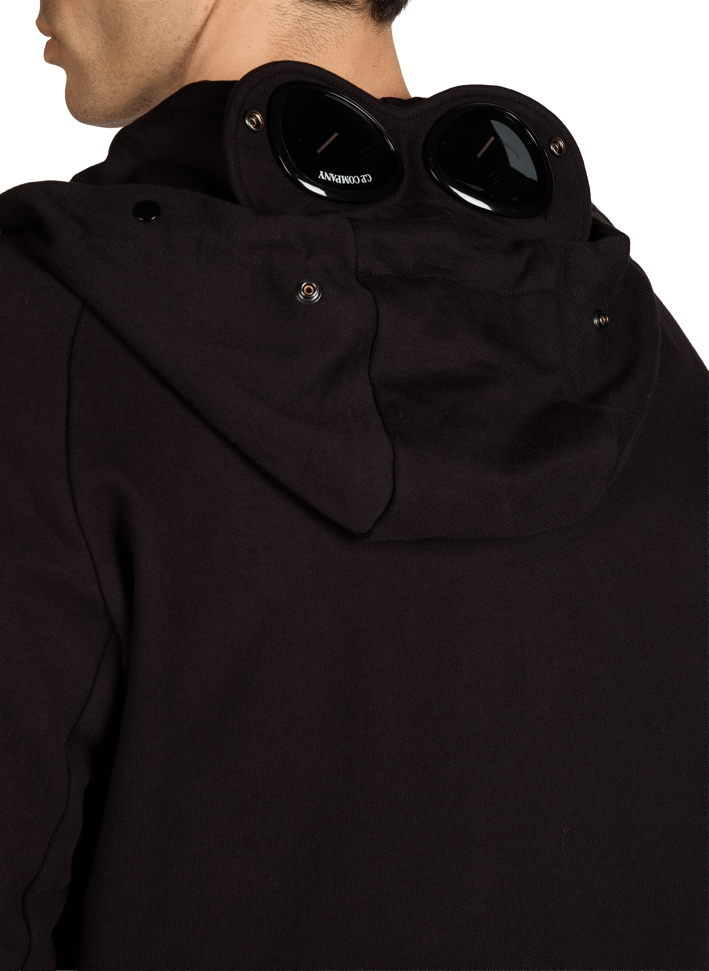 Cotton-blend hoodie CP COMPANY Black