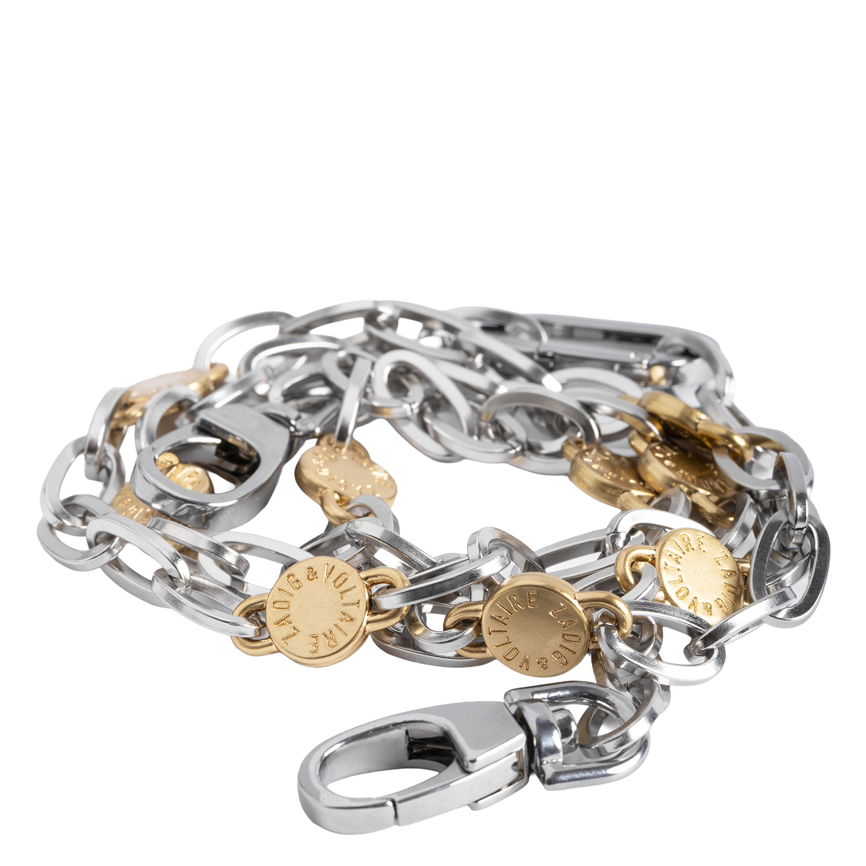 Bandoulière chaîne à ornements ZADIG&VOLTAIRE Gris