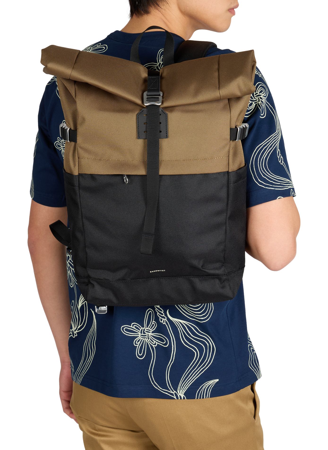 Sac à dos Icon Rolltop M SANDQVIST Kaki