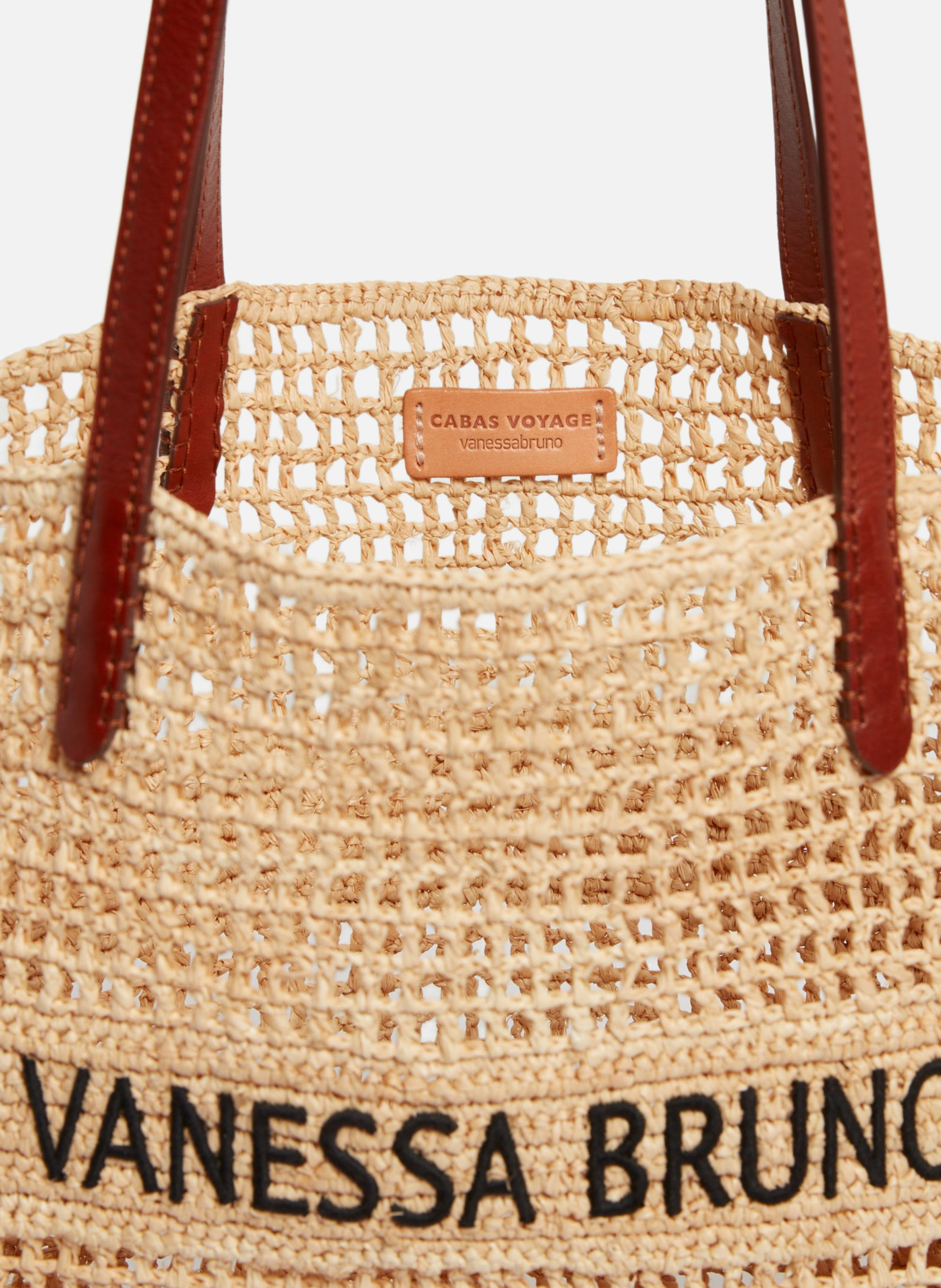 Panier En Raphia VANESSA BRUNO Beige